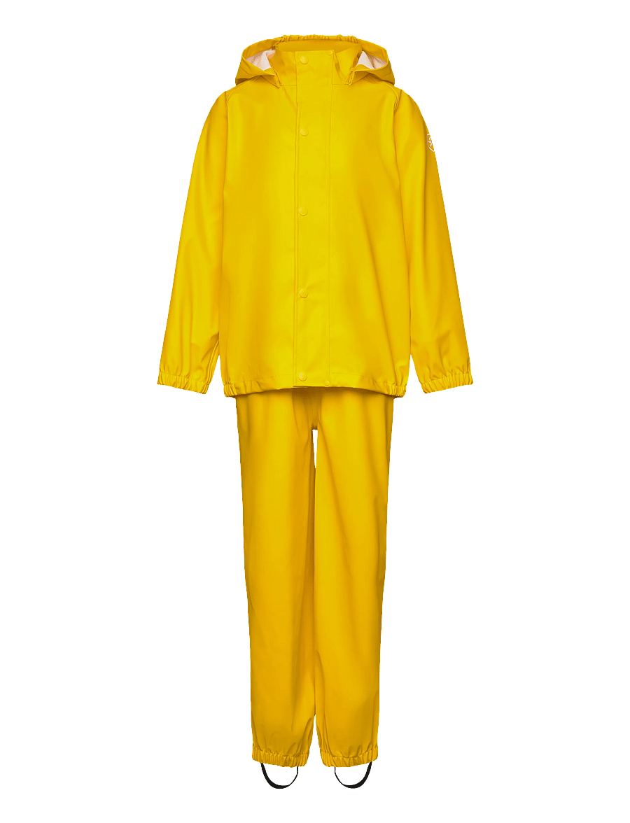 Color Kids - Rainwear PU Set - outdoor - spectra yellow - 0
