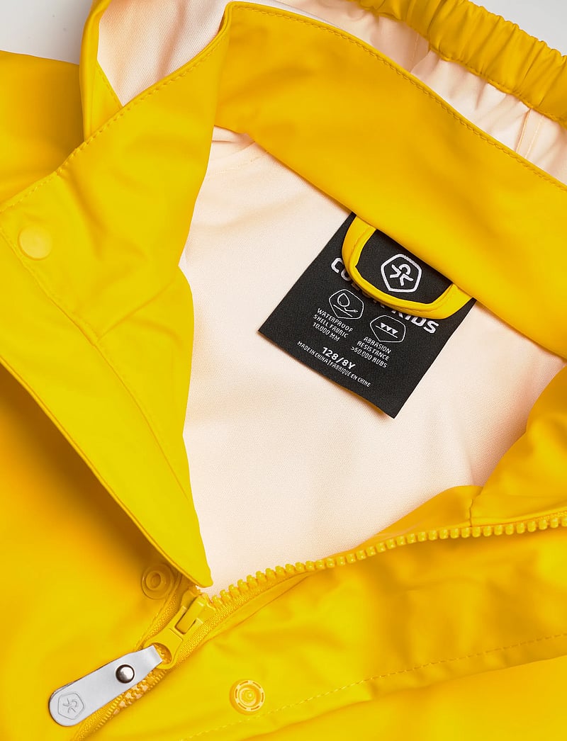 Color Kids - Rainwear PU Set - Õueriided - spectra yellow - 4