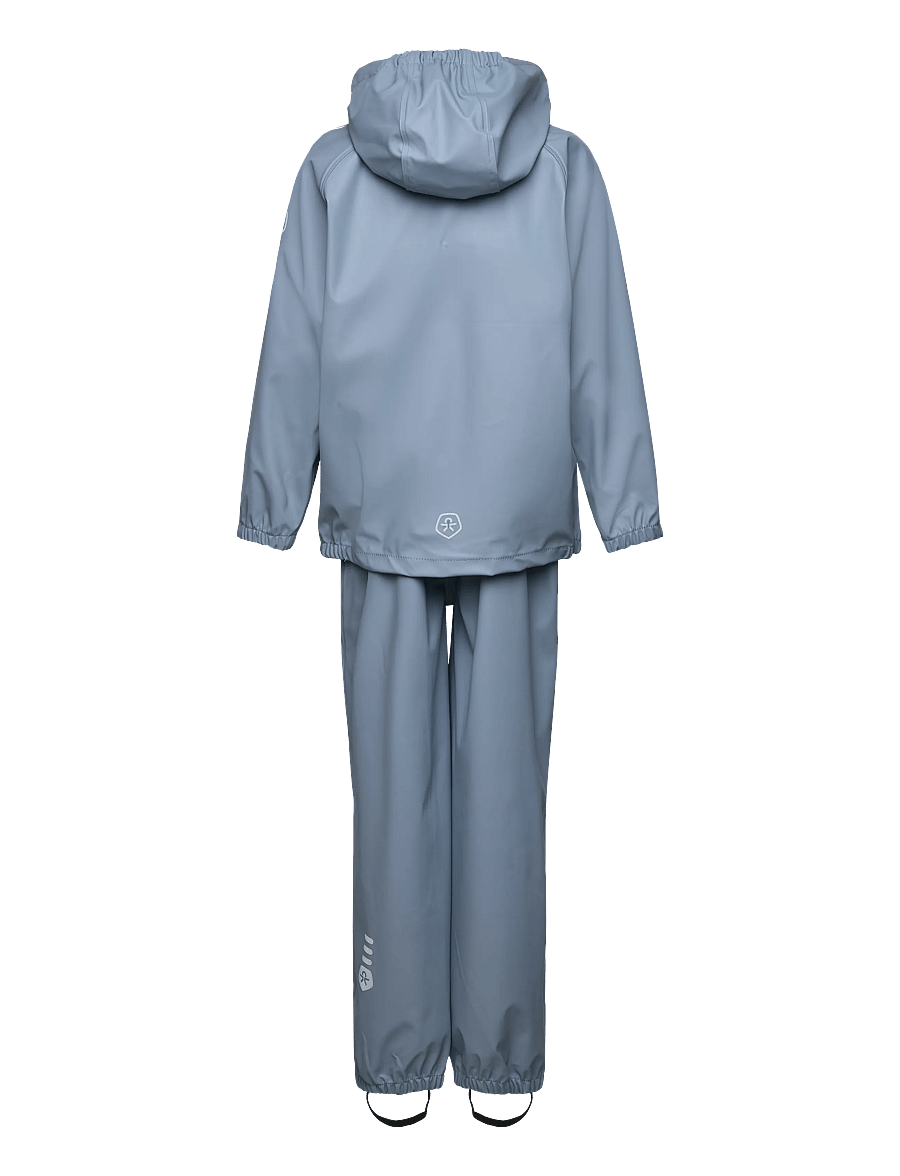 Color Kids - Rainwear PU Set - Õueriided - windward blue - 1