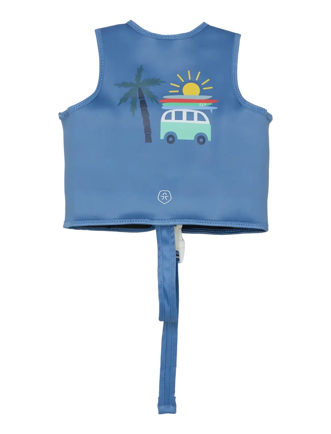 Color Kids - Swim Vest W. Print - badeoverdele - coronet blue - 1