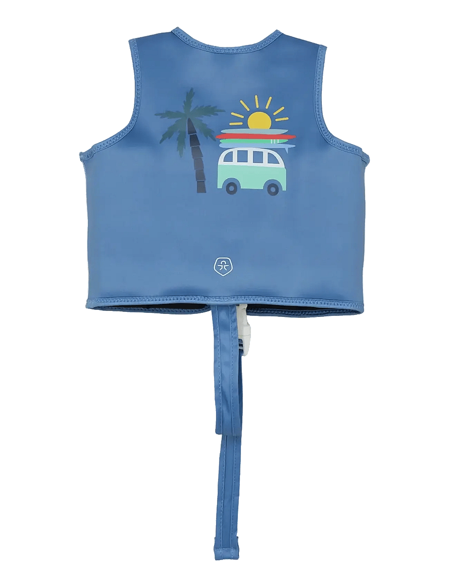 Color Kids - Swim Vest W. Print - ujumistopid - coronet blue - 1