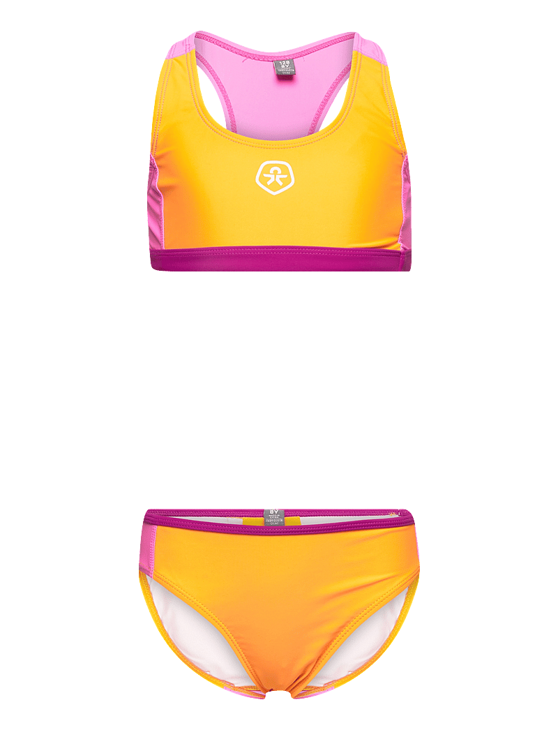 Color sales kids bikini