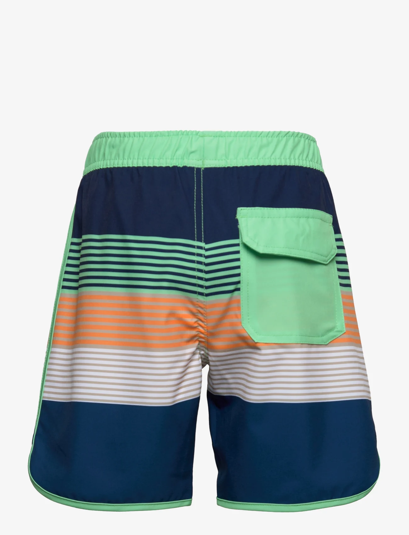 Color Kids - Swim Shorts - AOP - gode sommertilbud - summer green - 1