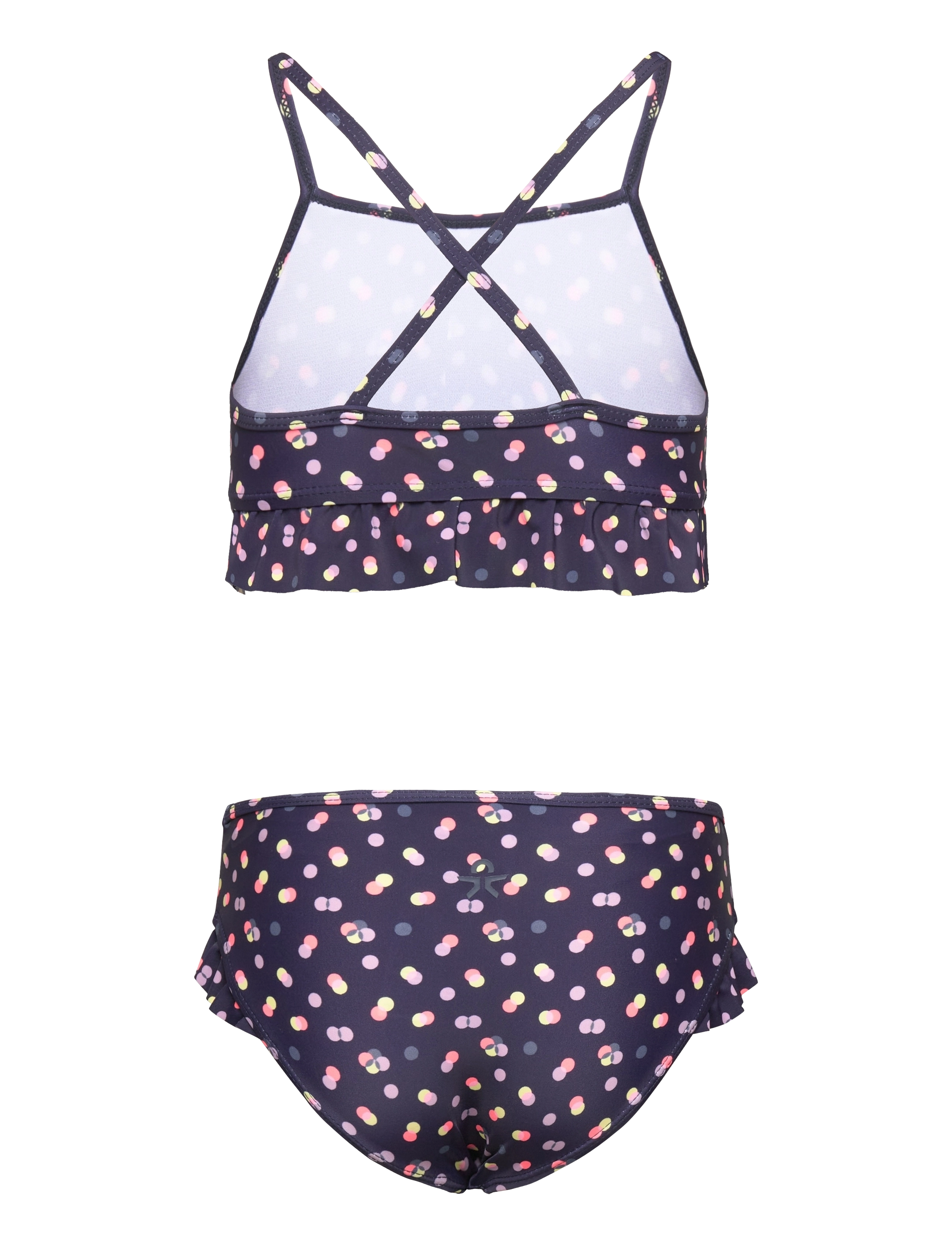Color Kids - Bikini W. Frills, AOP - dress blues - 1