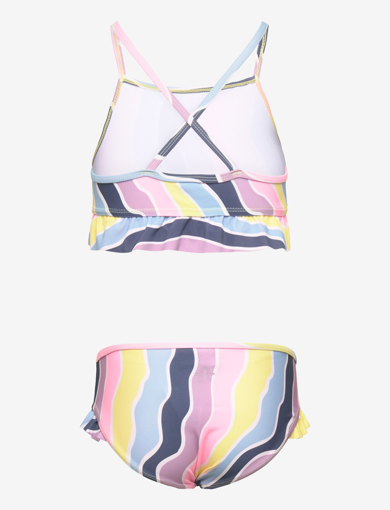 Color Kids - Bikini W. Frills, AOP - lavender mist - 1