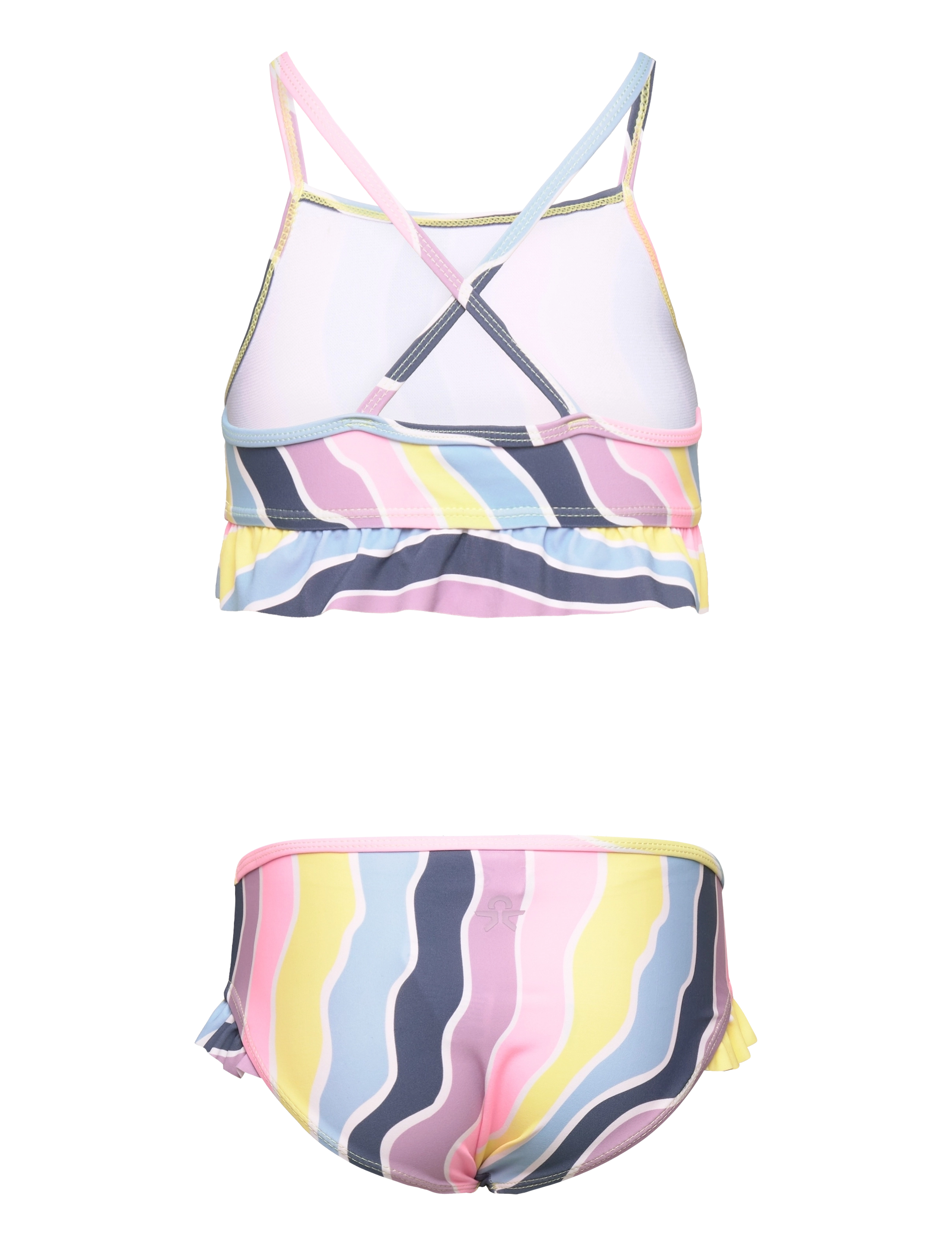 Color Kids - Bikini W. Frills, AOP - lavender mist - 1