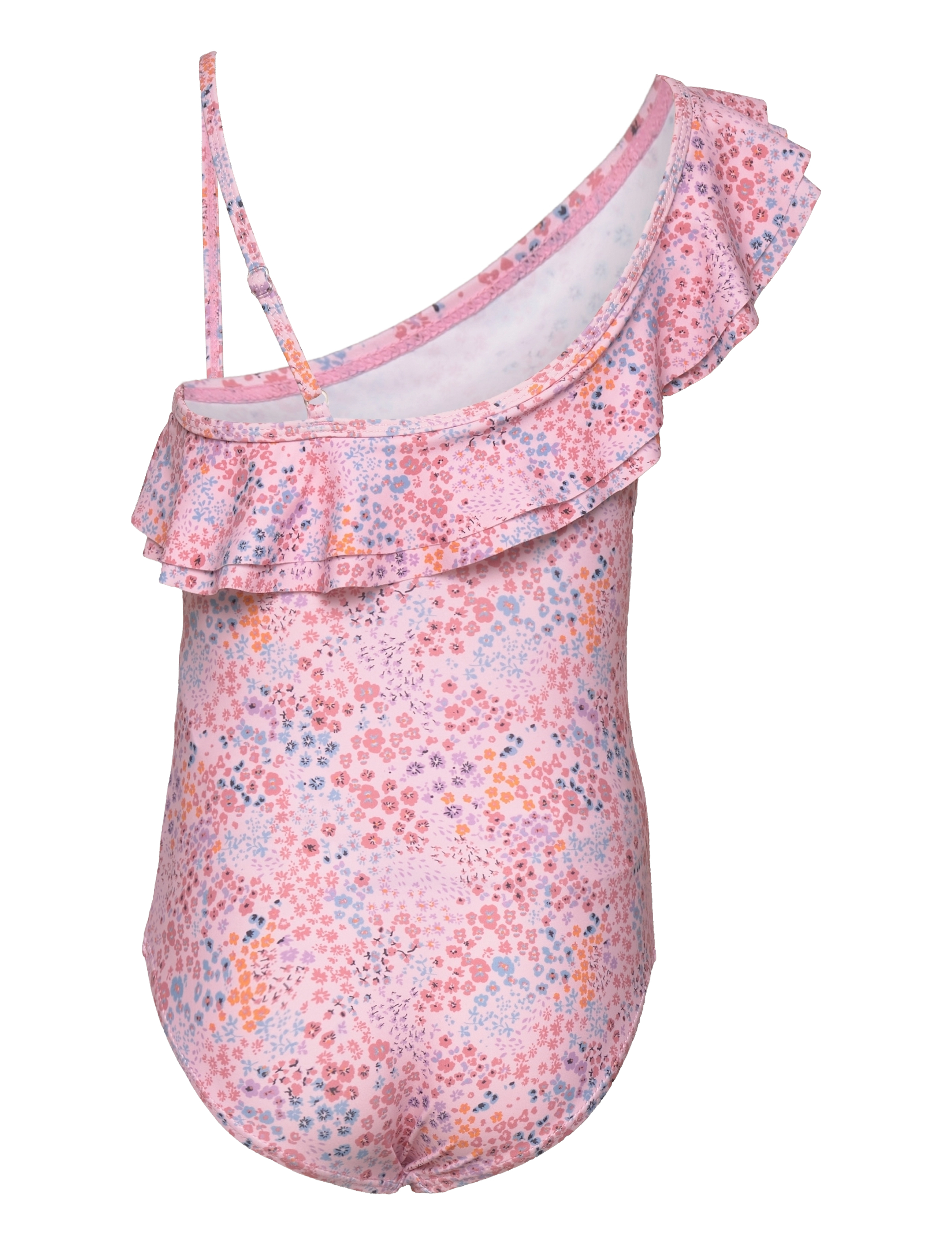 Color Kids - Swimsuit One Shoulder, AOP - cherry blossom - 1