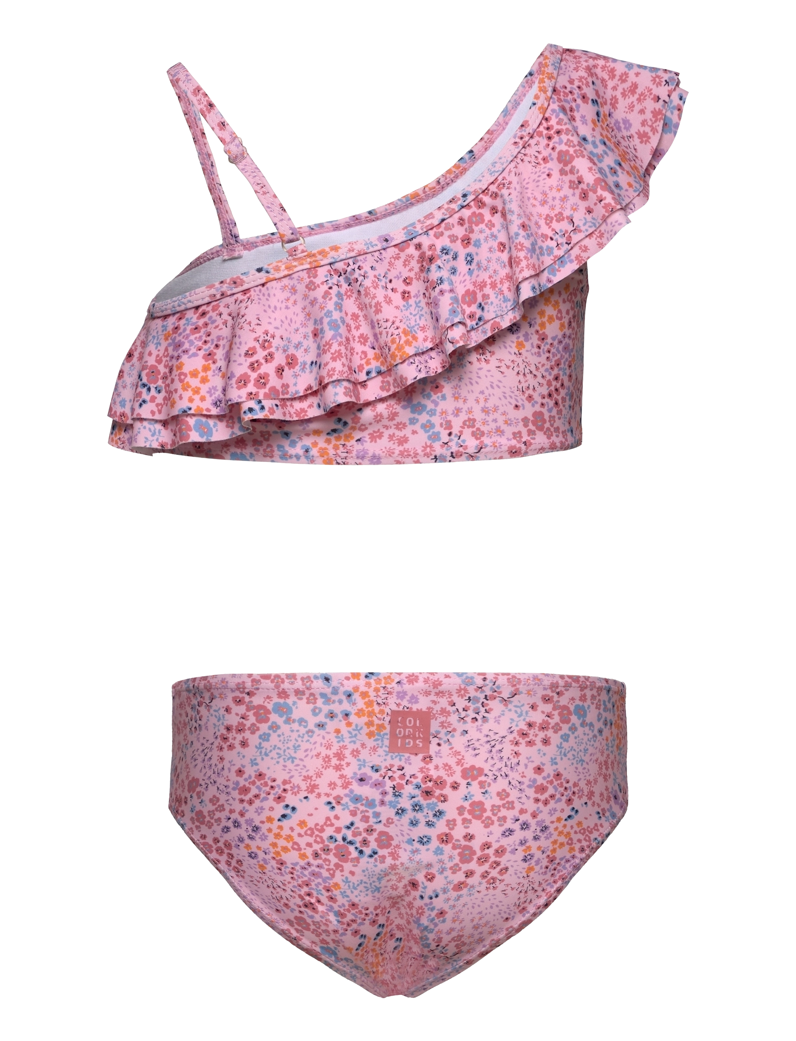 Color Kids - Bikini One Shoulder, AOP - cherry blossom - 1