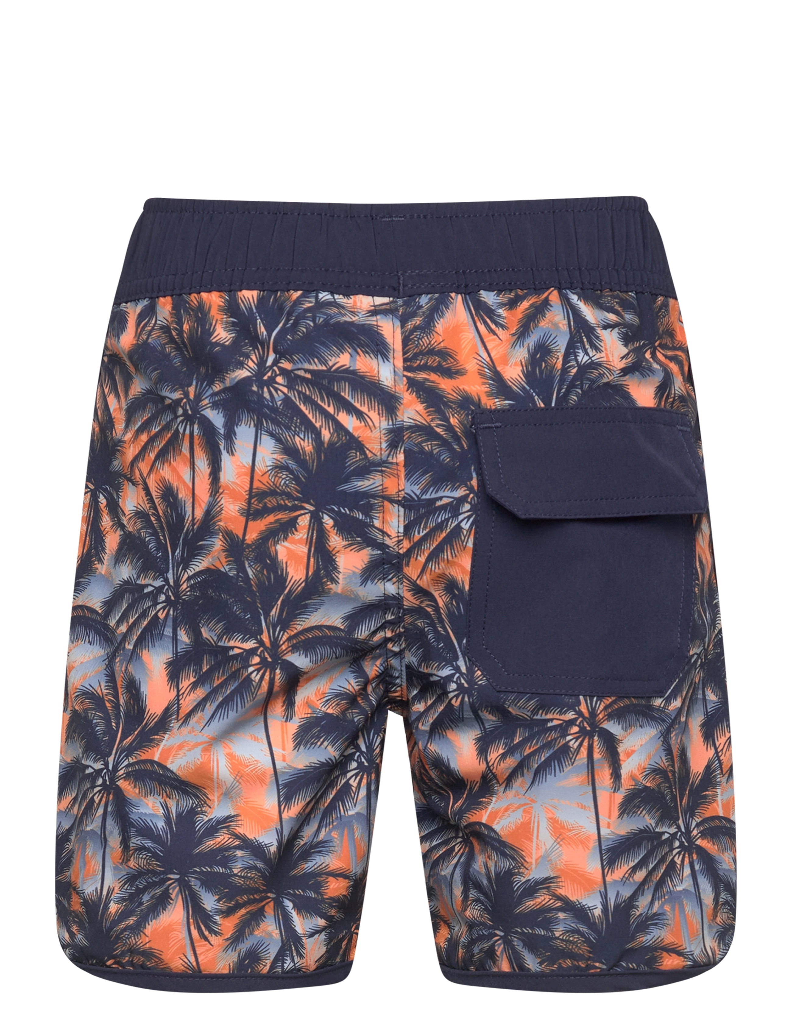 Color Kids - Swim Long Shorts, AOP - tangerine - 1