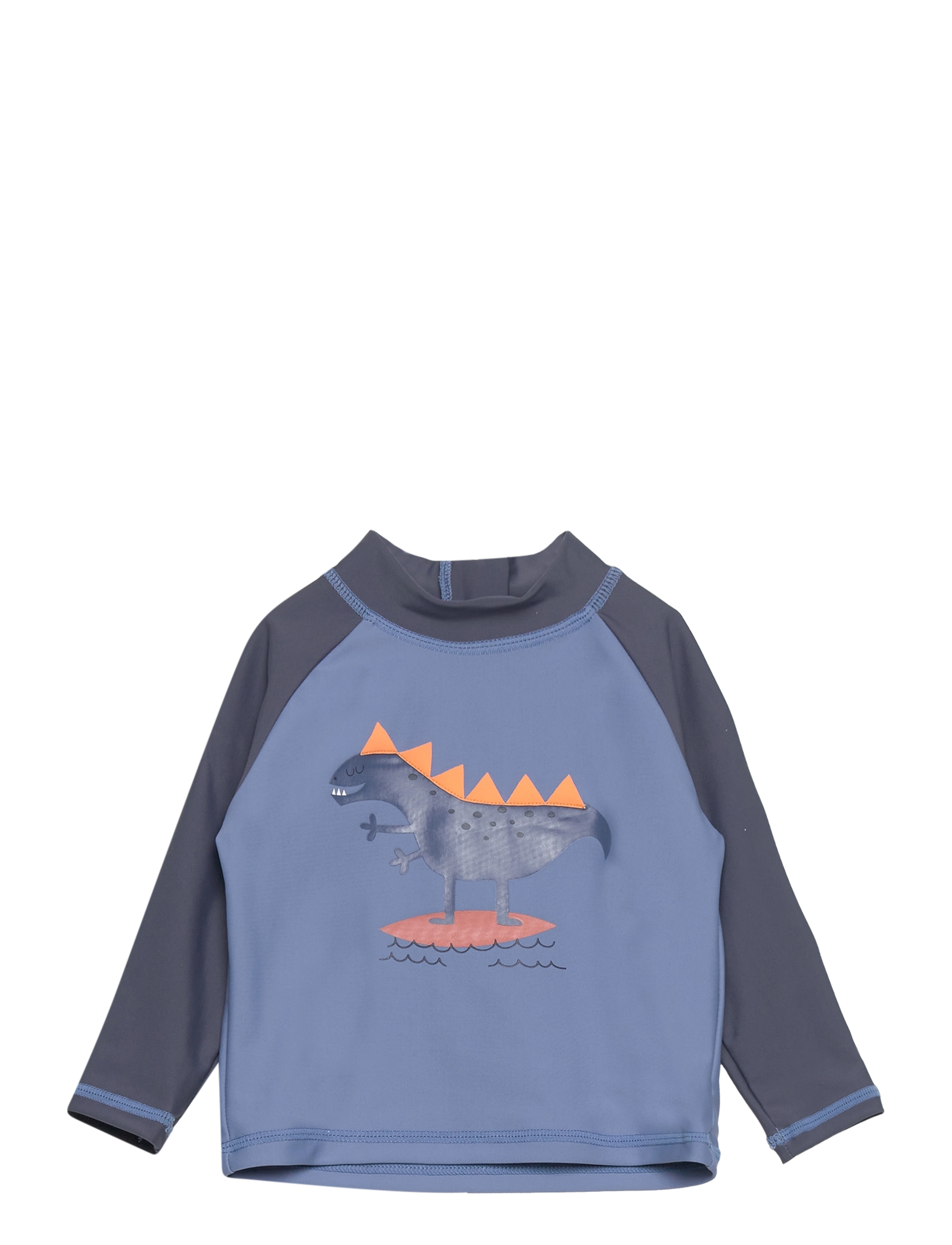 Color Kids - Baby T-shirt W. Application - coronet blue - 0