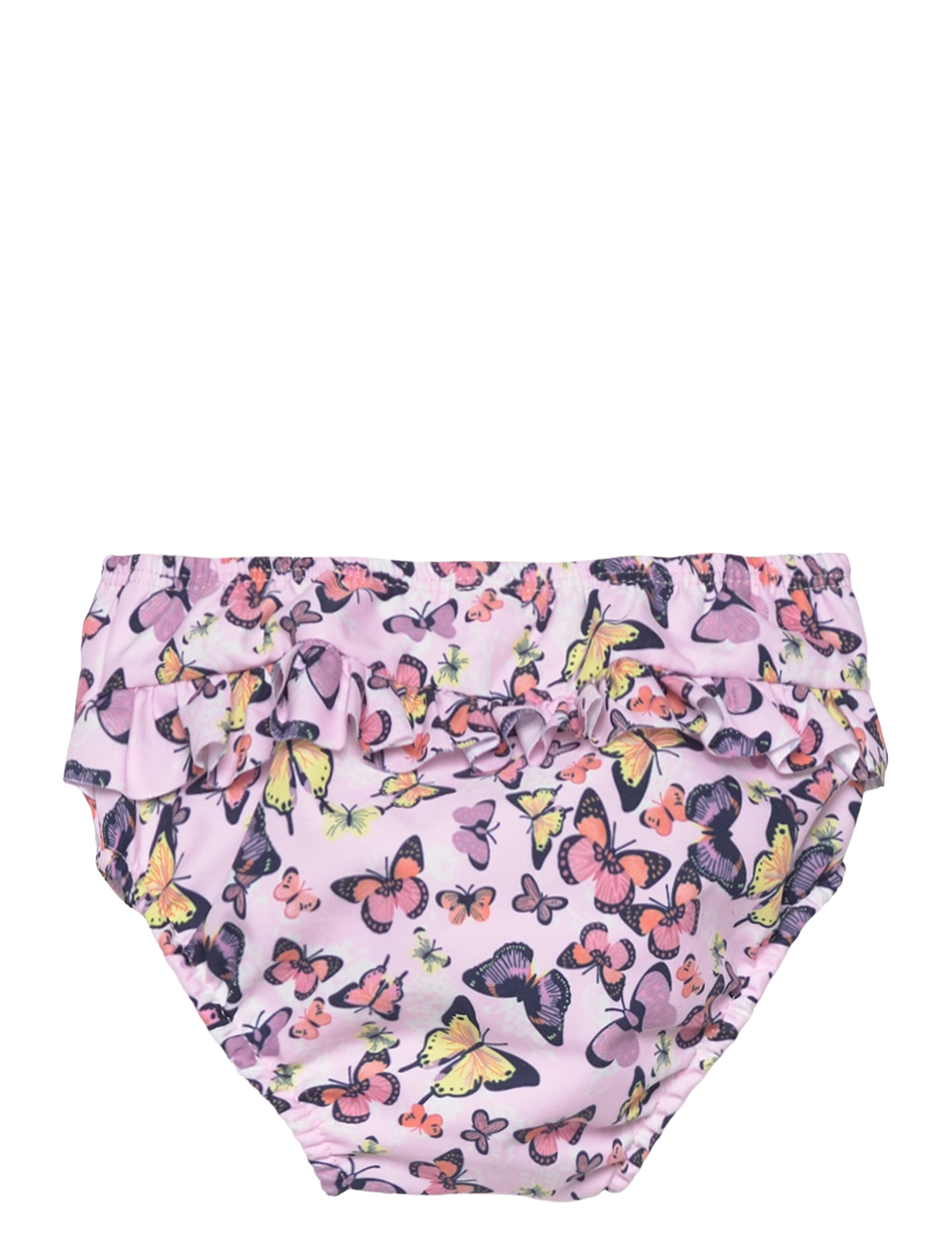 Color Kids - Baby Swimdiaper W. Frills,AOP - cherry blossom - 1
