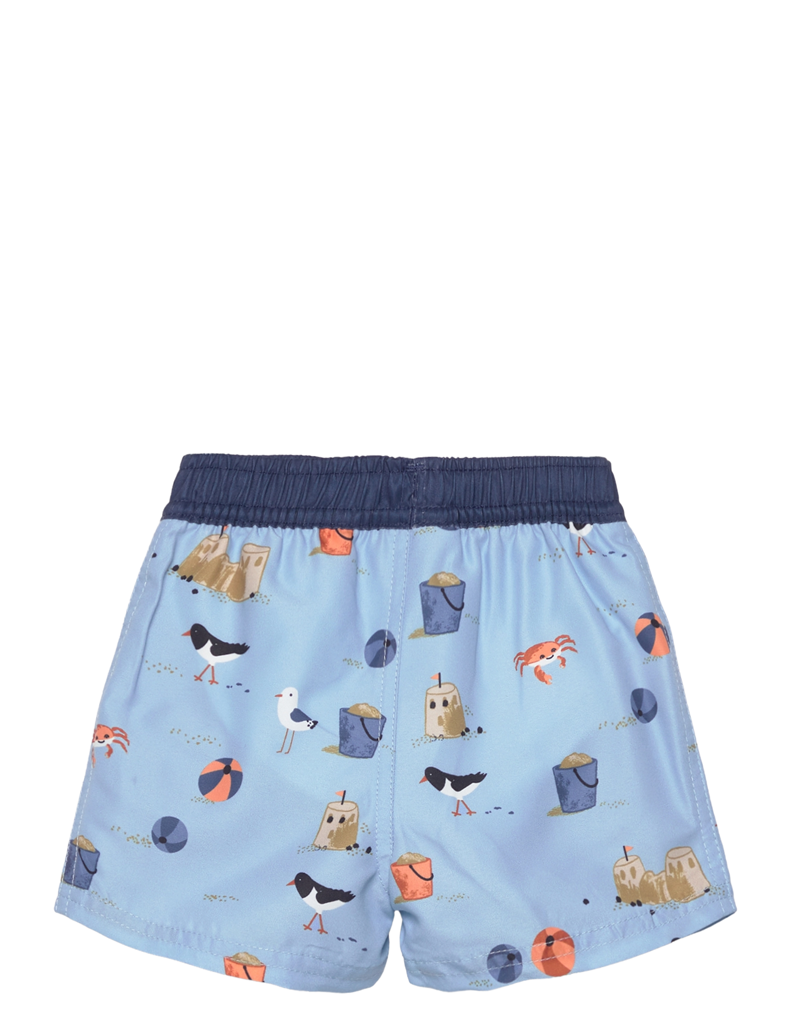 Color Kids - Baby Beachshorts W.Diaper,AOP - cerulean - 1