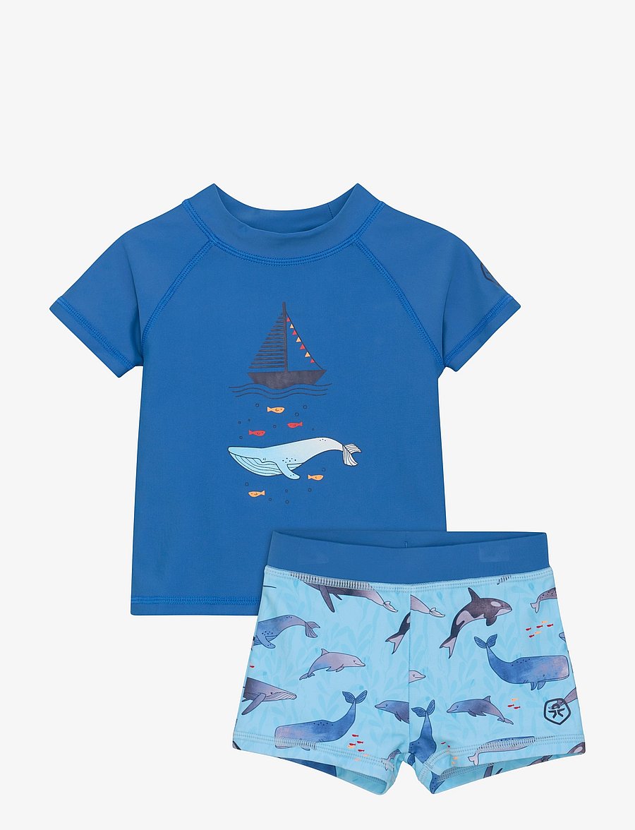 Color Kids - Baby T-shirt Set S/S - delft - 0