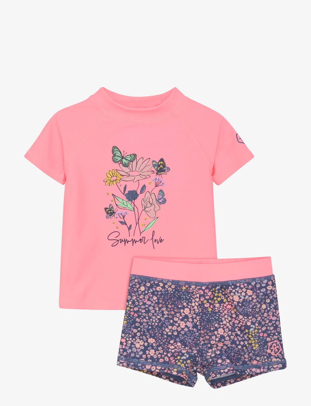 Color Kids - Baby T-shirt Set S/S - badbyxor - plumeria - 0