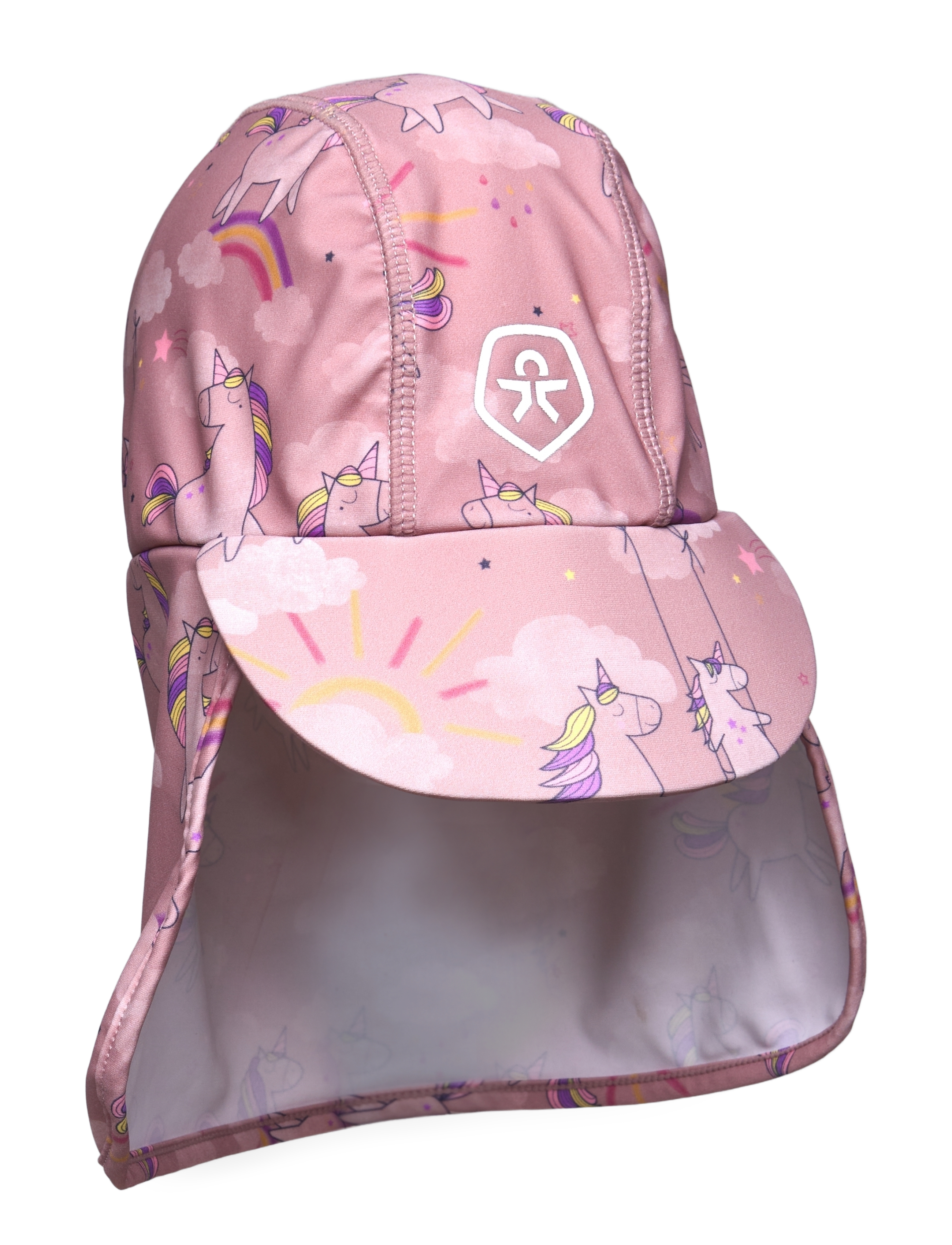 Color Kids Hat Aop, 50, Accessories, Rosa - Sun Hats, Kinder