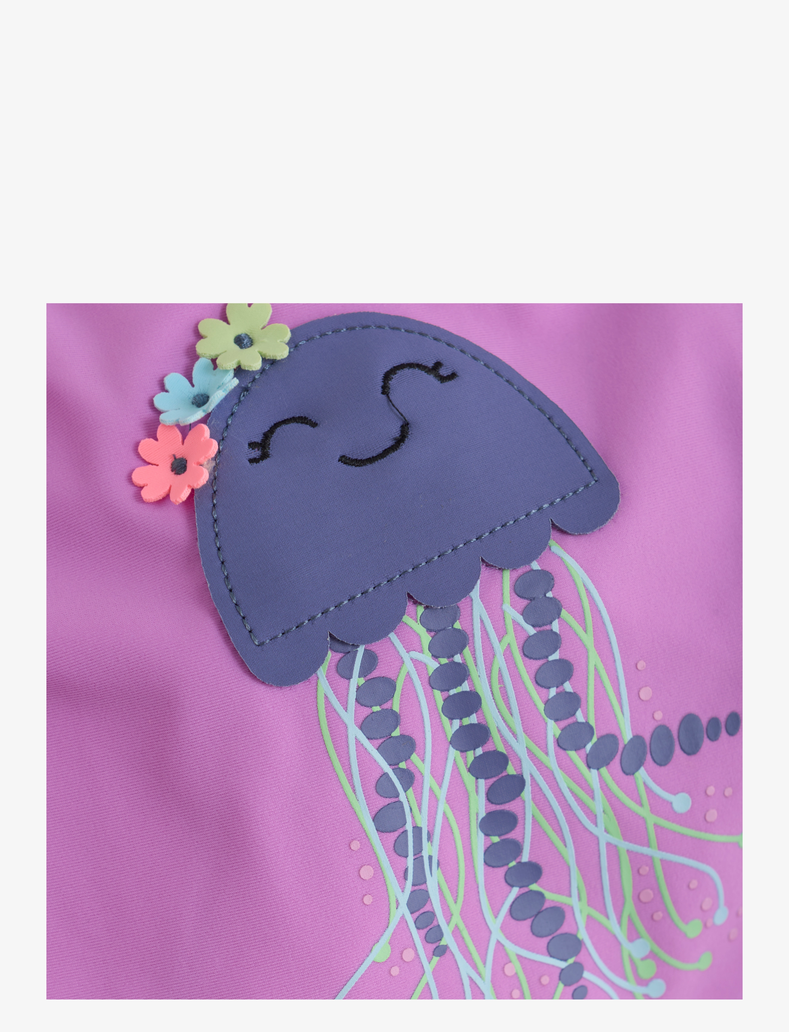 Color Kids - Swimsuit W. Application - iris orchid - 2