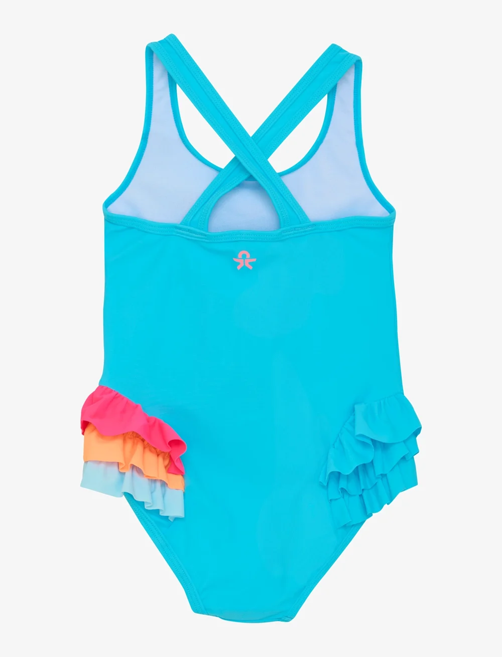 Color Kids - Swimsuit W. Application - badeanzüge - river blue - 1