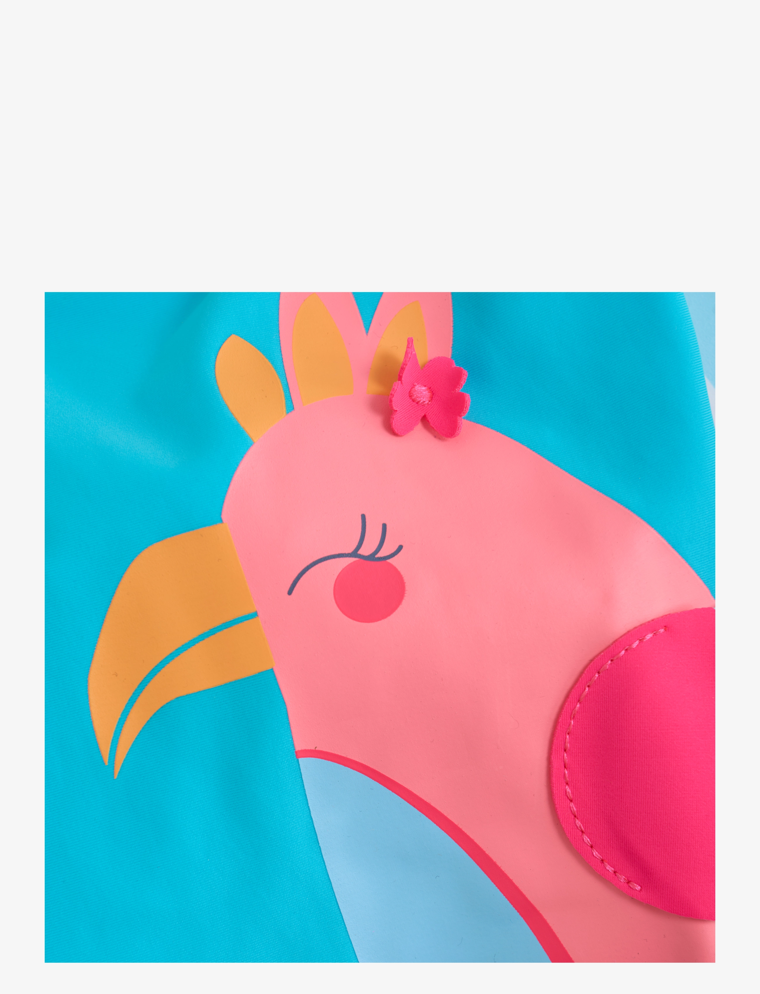 Color Kids - Swimsuit W. Application - river blue - 2