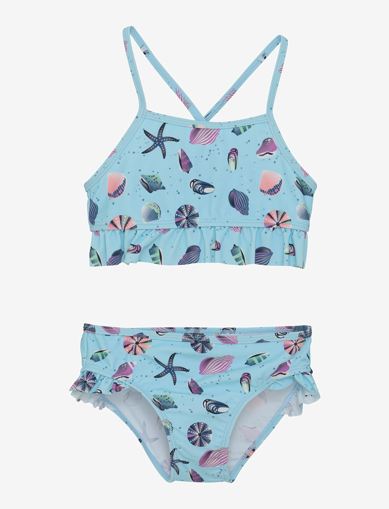 Color Kids - Bikini W. Frills, AOP - bikinier - summer song - 0