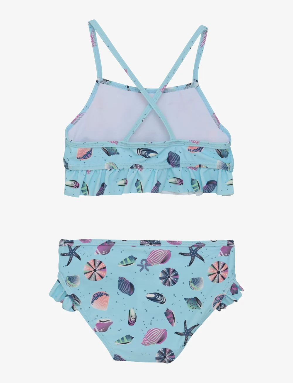 Color Kids - Bikini W. Frills, AOP - bikinis - summer song - 1