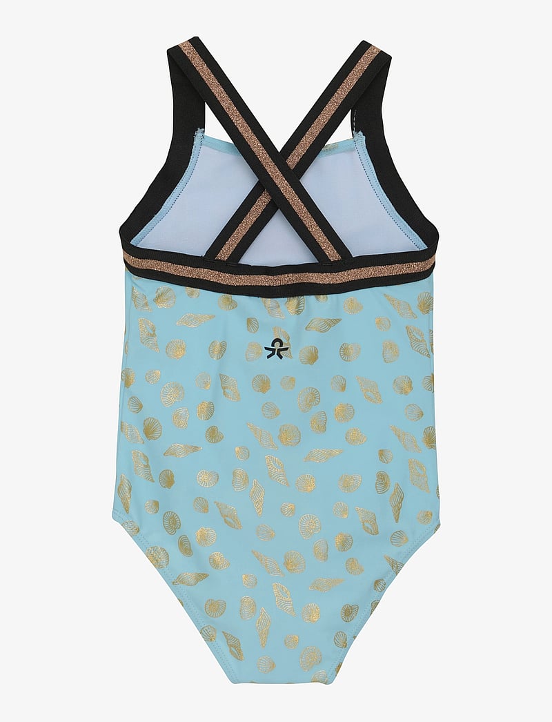 Color Kids - Swimsuit W Elastic Straps, AOP - badeanzüge - summer song - 1