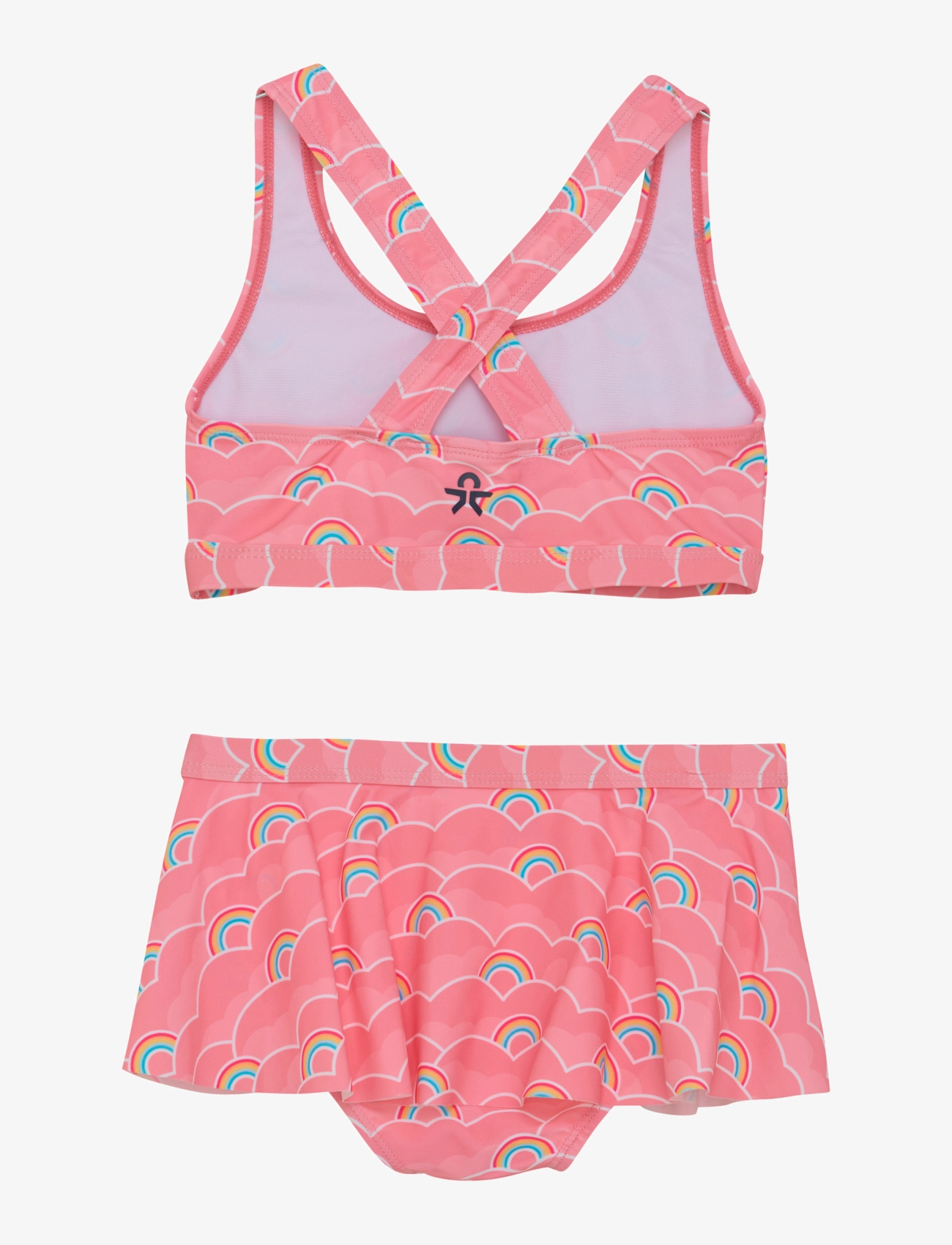 Color Kids - Bikini W. frills & Skirt, AOP - plumeria - 1