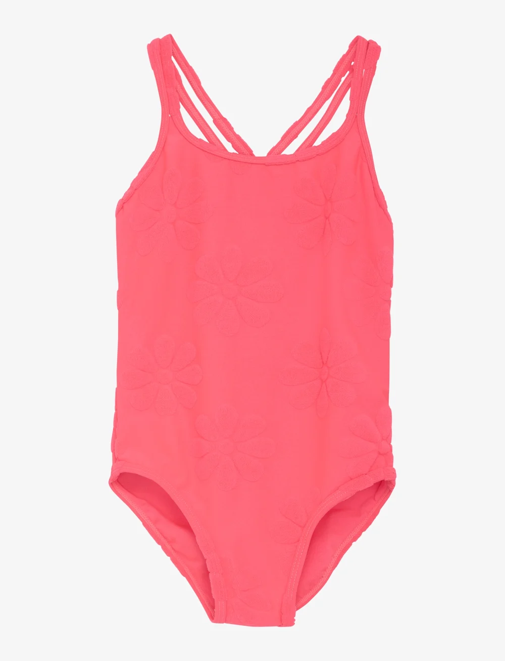 Color Kids - Swimsuit W. Stucture - badedragter - knockout pink - 0