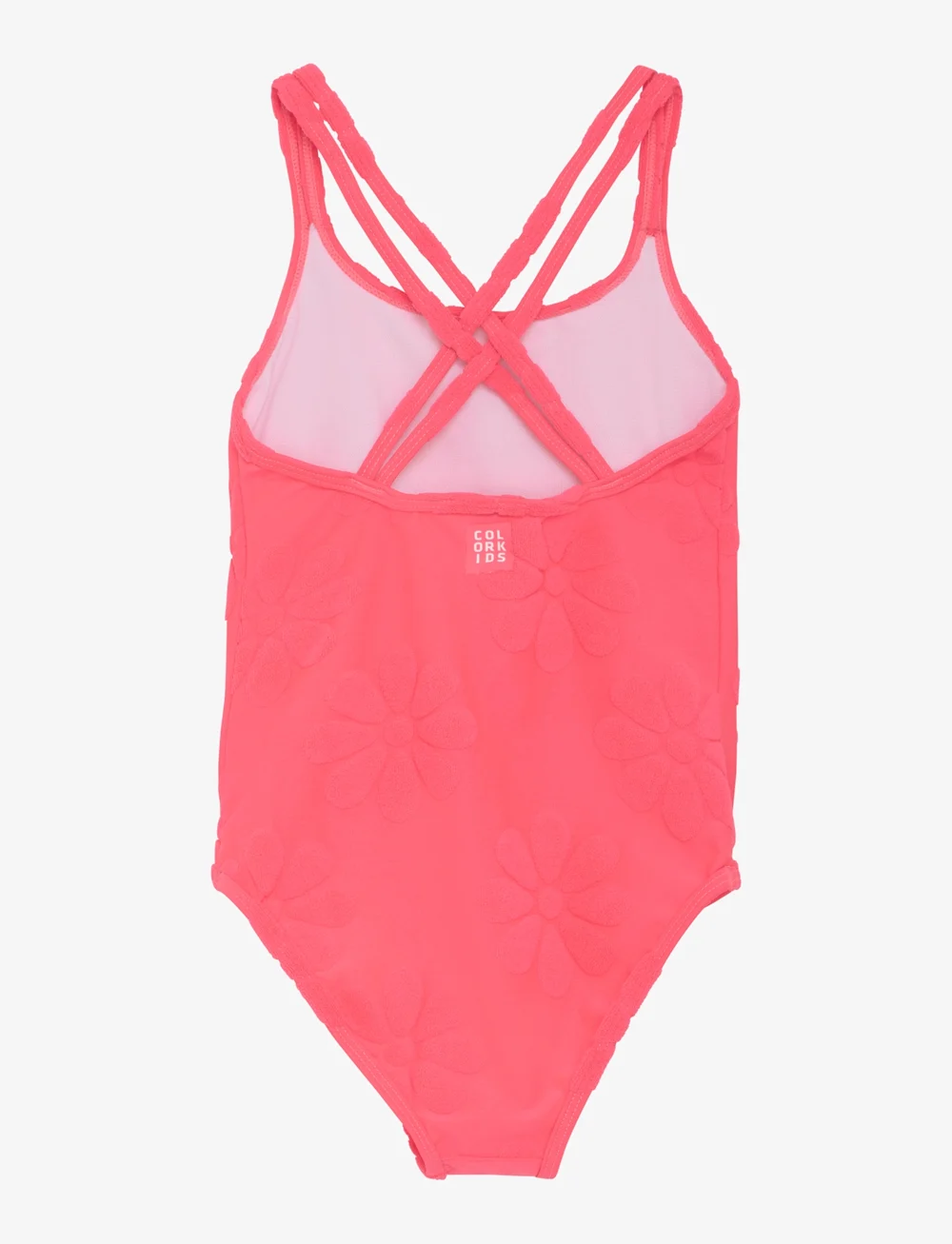 Color Kids - Swimsuit W. Stucture - badedragter - knockout pink - 1