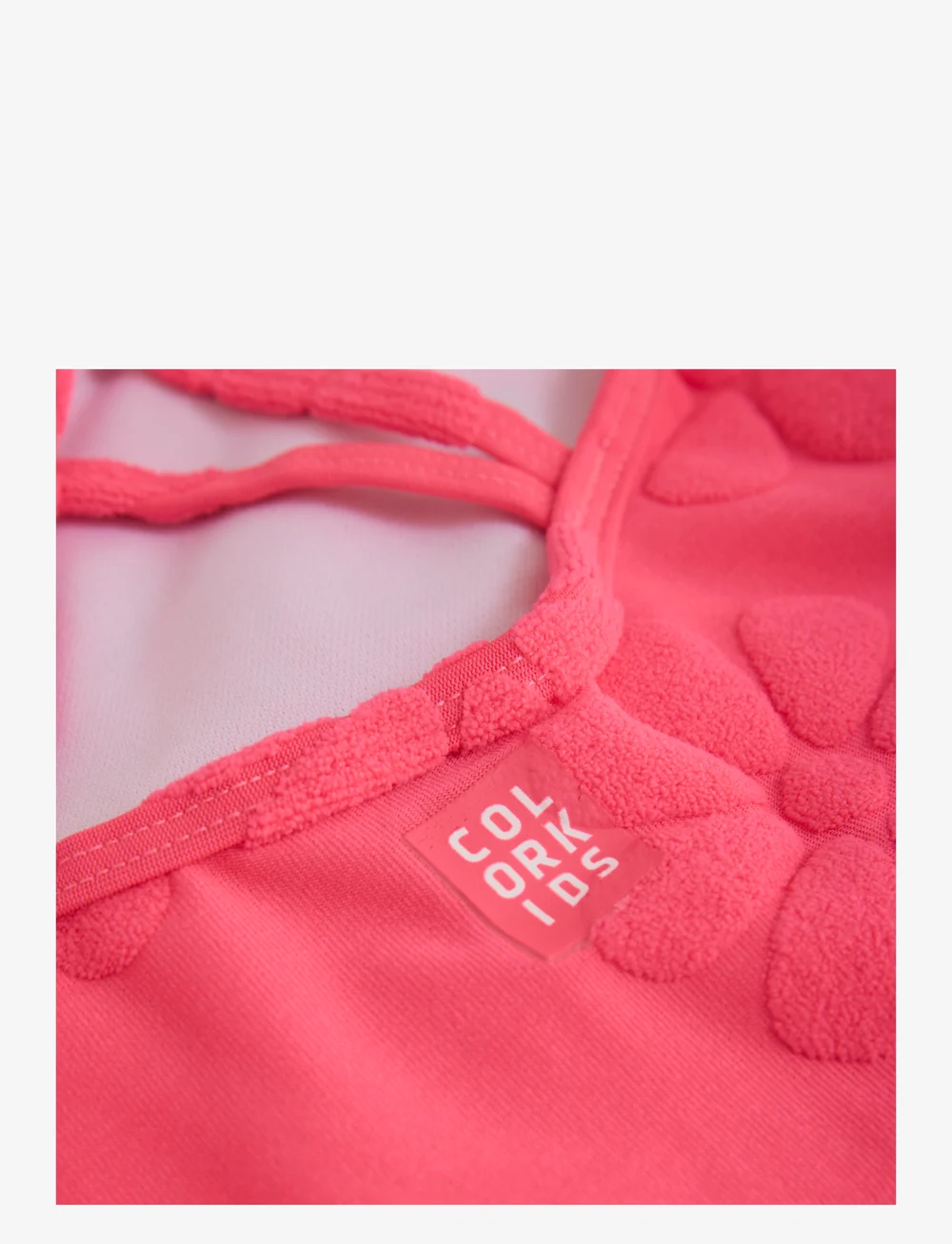 Color Kids - Swimsuit W. Stucture - badedragter - knockout pink - 2