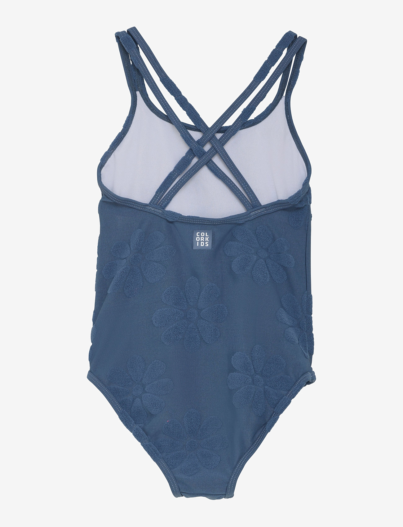 Color Kids - Swimsuit W. Stucture - badeanzüge - vintage indigo - 1