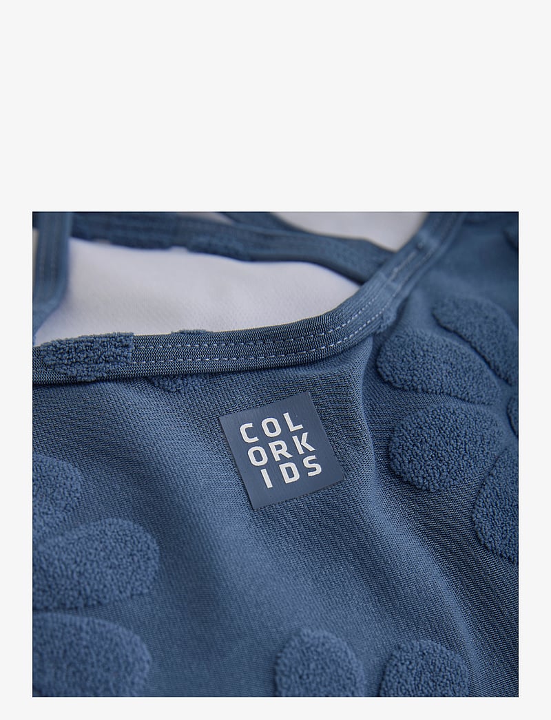 Color Kids - Swimsuit W. Stucture - badeanzüge - vintage indigo - 2