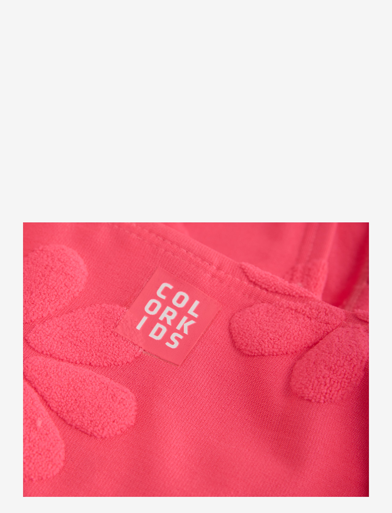 Color Kids - Bikini W. Structure - gode sommertilbud - knockout pink - 2