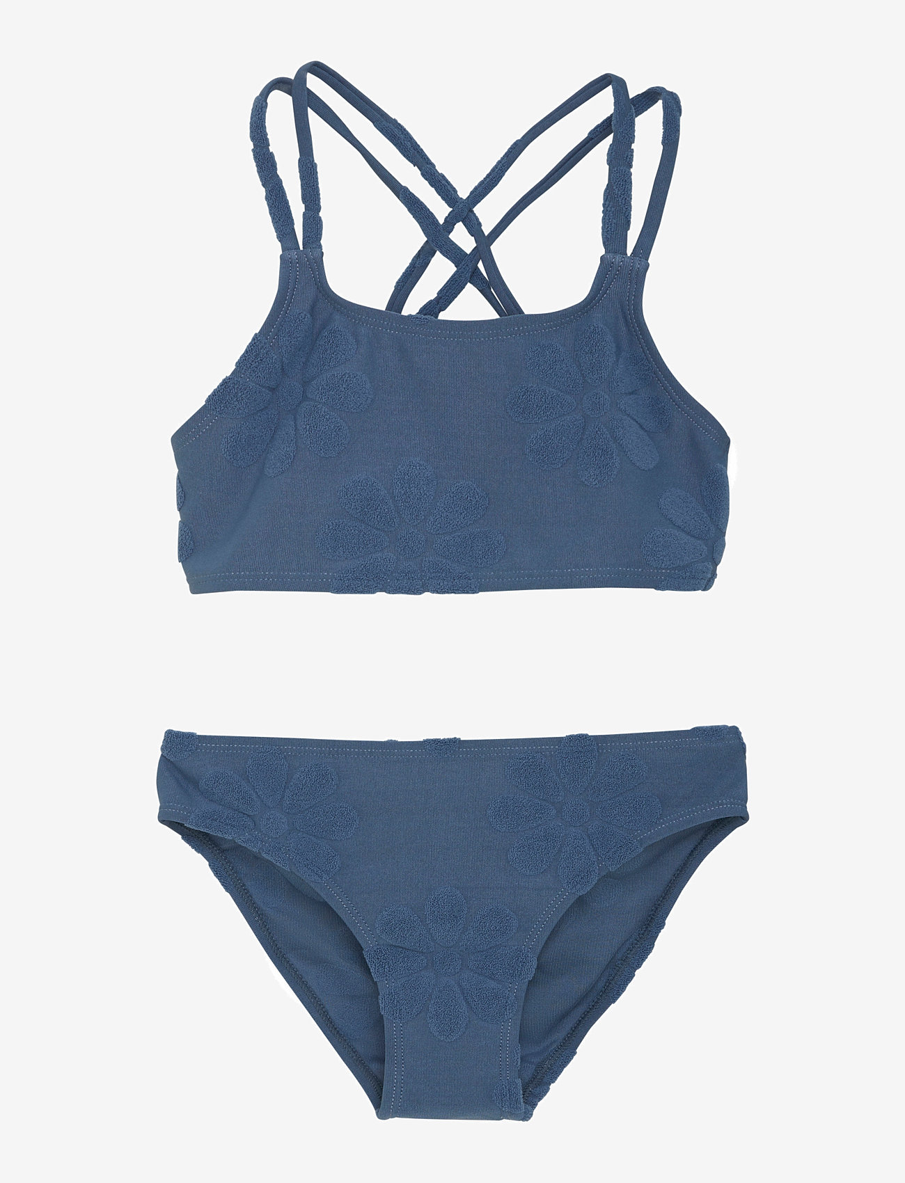 Color Kids - Bikini W. Structure - bikinis - vintage indigo - 0
