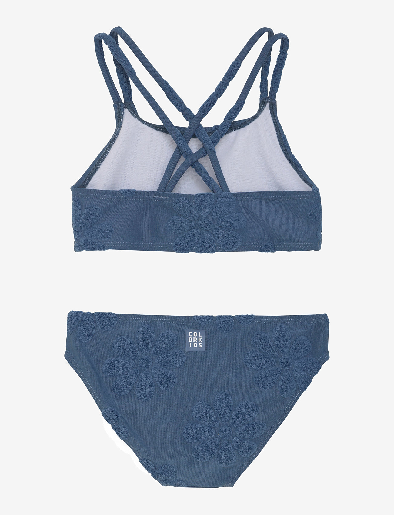 Color Kids - Bikini W. Structure - bikinis - vintage indigo - 1