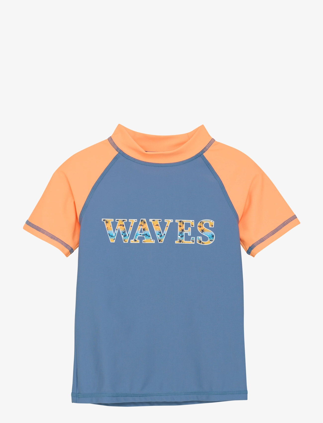 Color Kids - T-shirt W. Print - coronet blue - 0