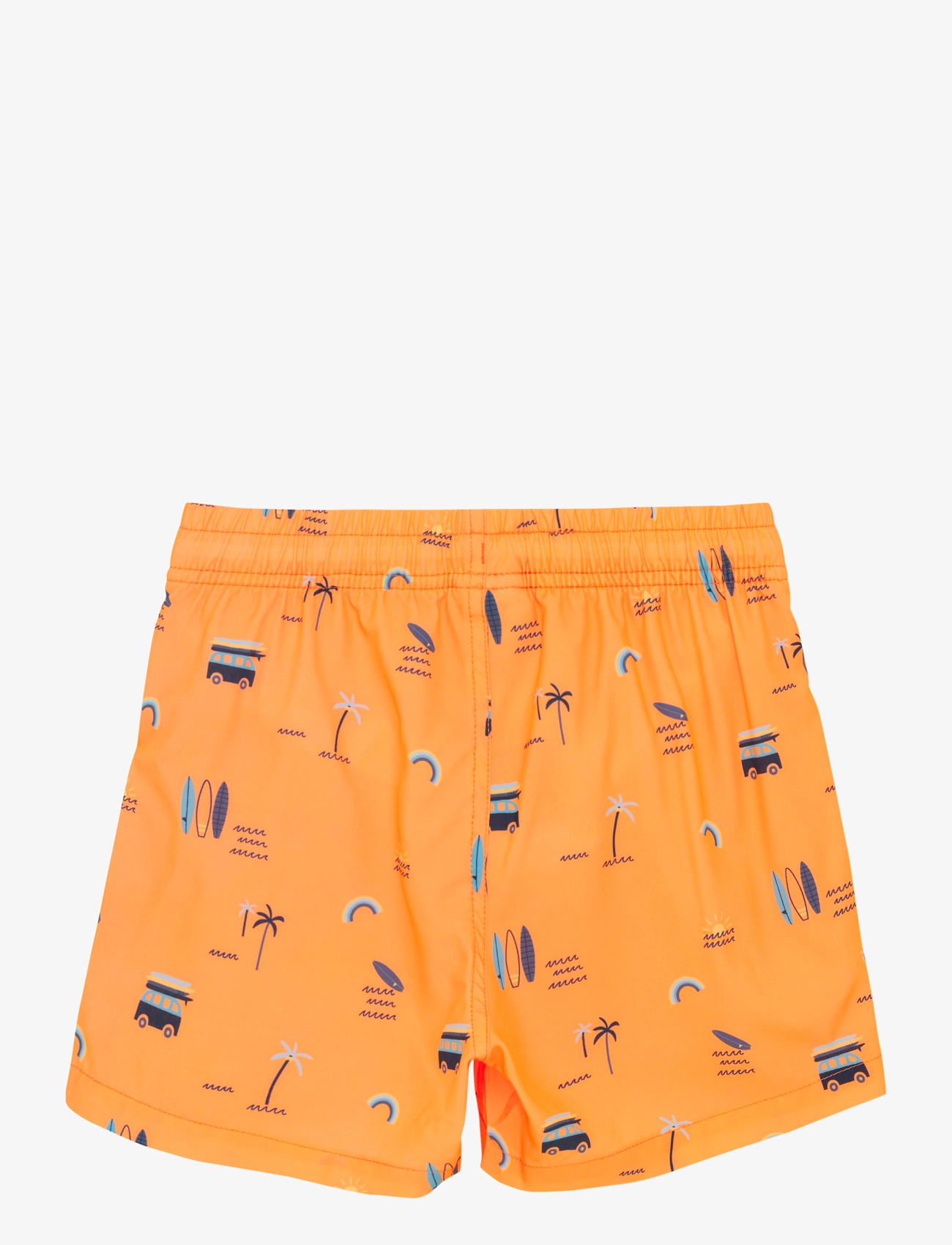 Color Kids - Swim Shorts,  AOP - orange pop - 1