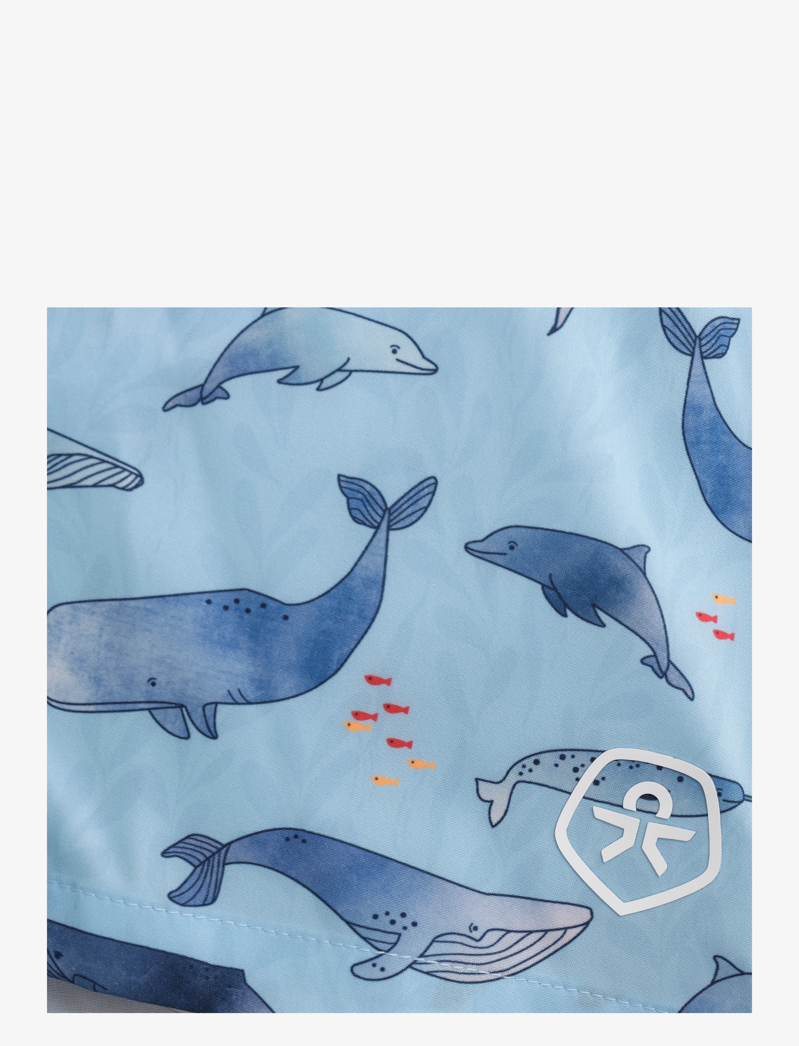 Color Kids - Swim Shorts,  AOP - summer song - 2