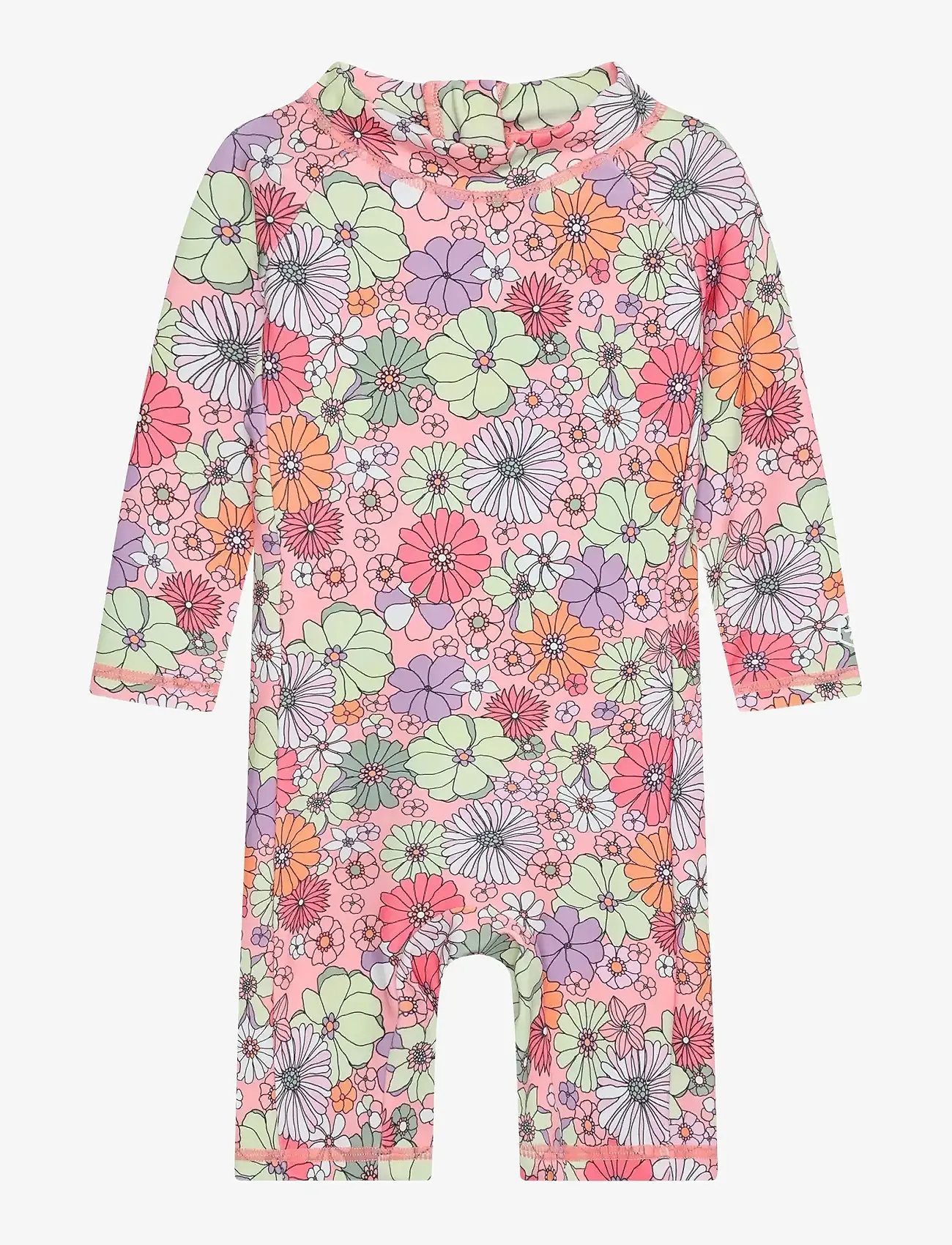 Color Kids - Baby Suit L/S, AOP - UPF 60 - uv-bekleidung - coral blush - 1