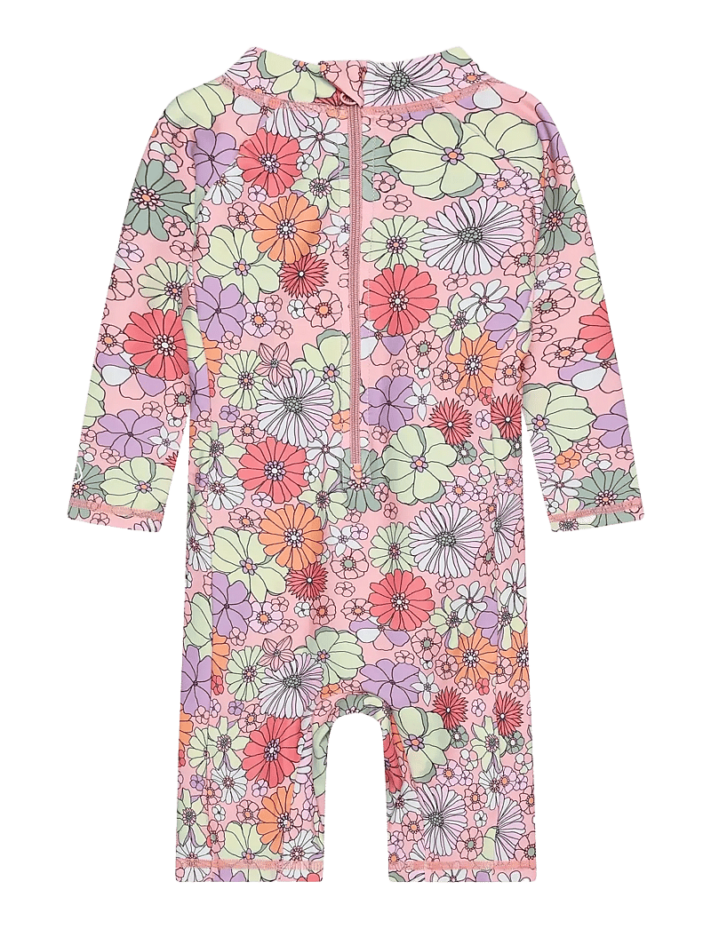 Color Kids - Baby Suit L/S, AOP - UPF 60 - uv-bekleidung - coral blush - 2