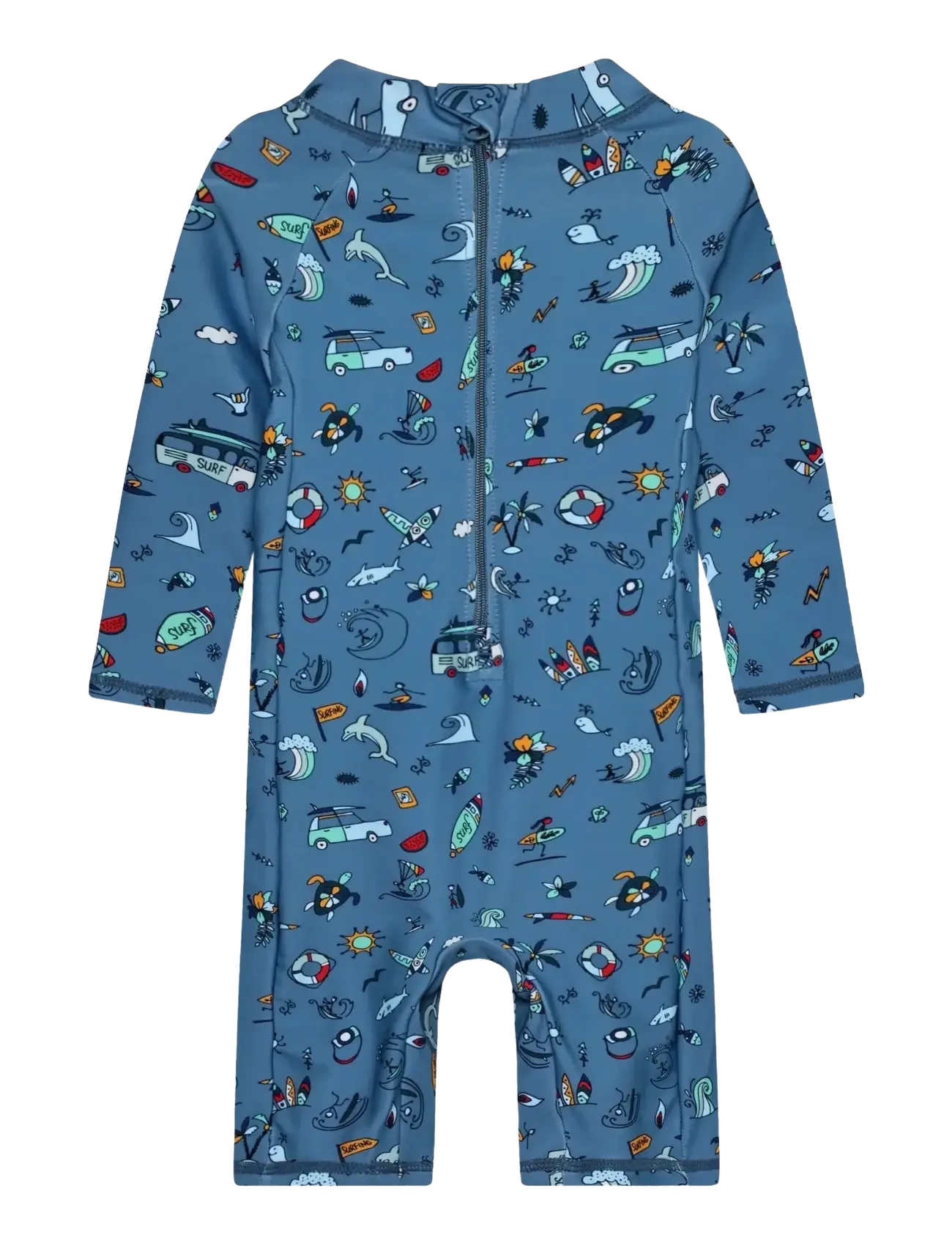 Color Kids - Baby Suit L/S, AOP - UPF 60 - uv-bekleidung - coronet blue - 1