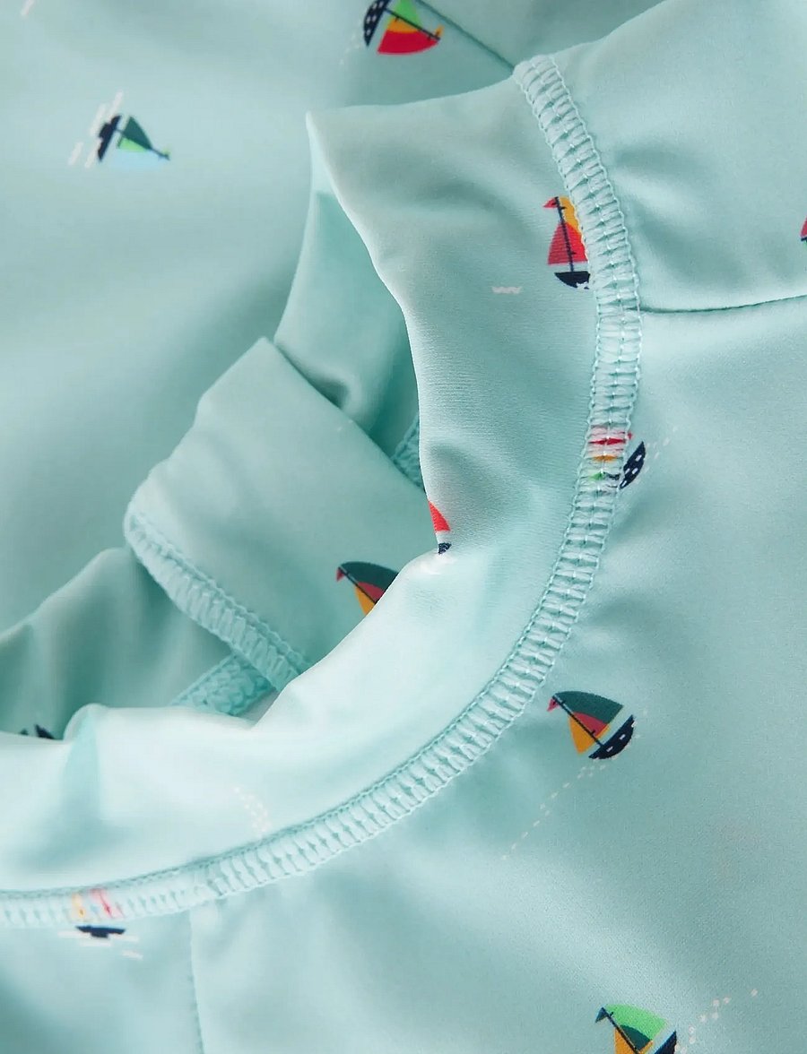 Color Kids - Baby Suit L/S, AOP - UPF 60 - uv-tøj - ether - 2
