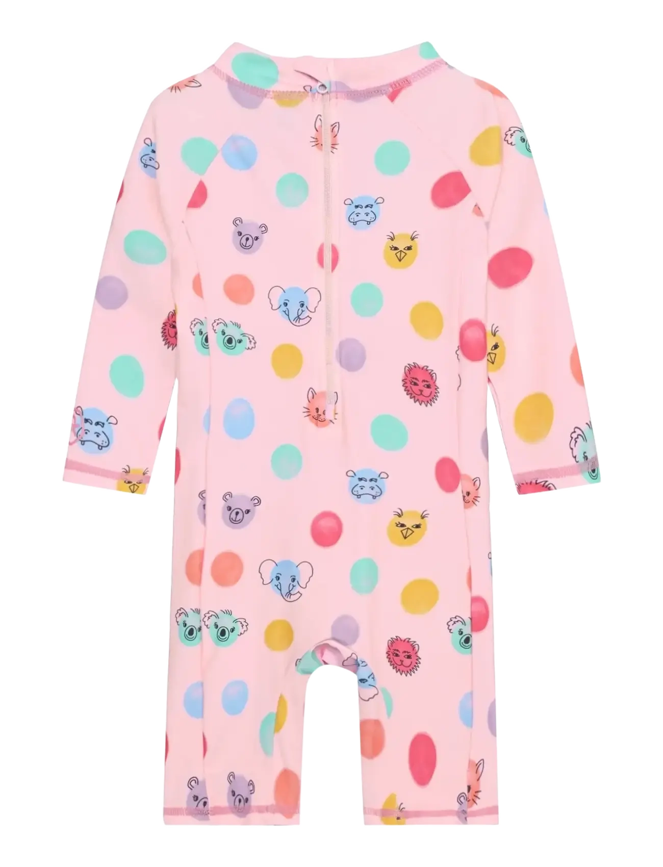 Color Kids - Baby Suit L/S, AOP - UPF 60 - uv-tøj - fairy rose - 1