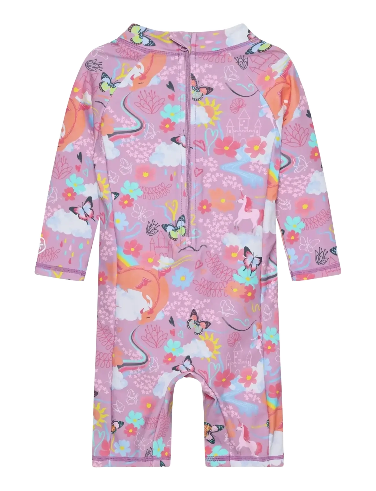 Color Kids - Baby Suit L/S, AOP - UPF 60 - rūbai su uv apsauga - lavender mist - 1