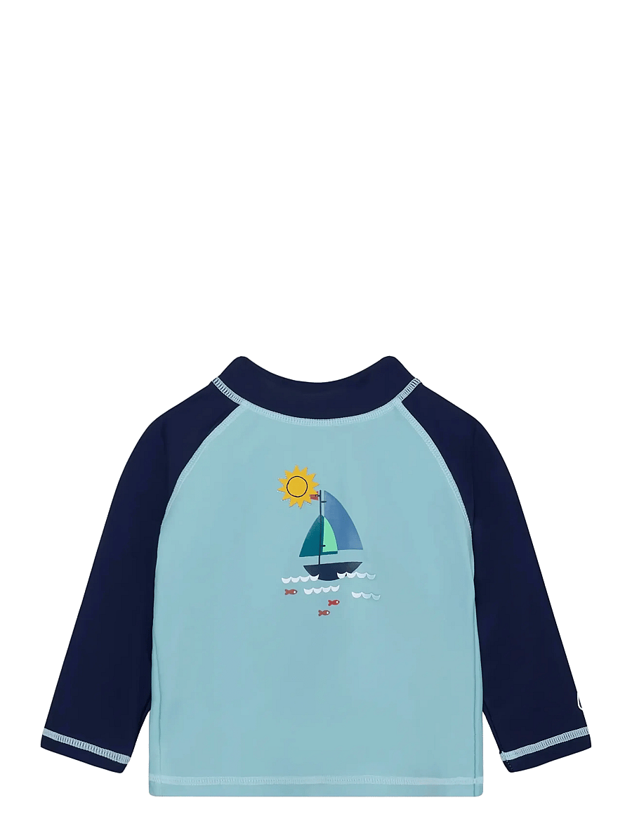 Color Kids - Baby T-shirt L/S W. App. - bade-oberteile - ether - 0