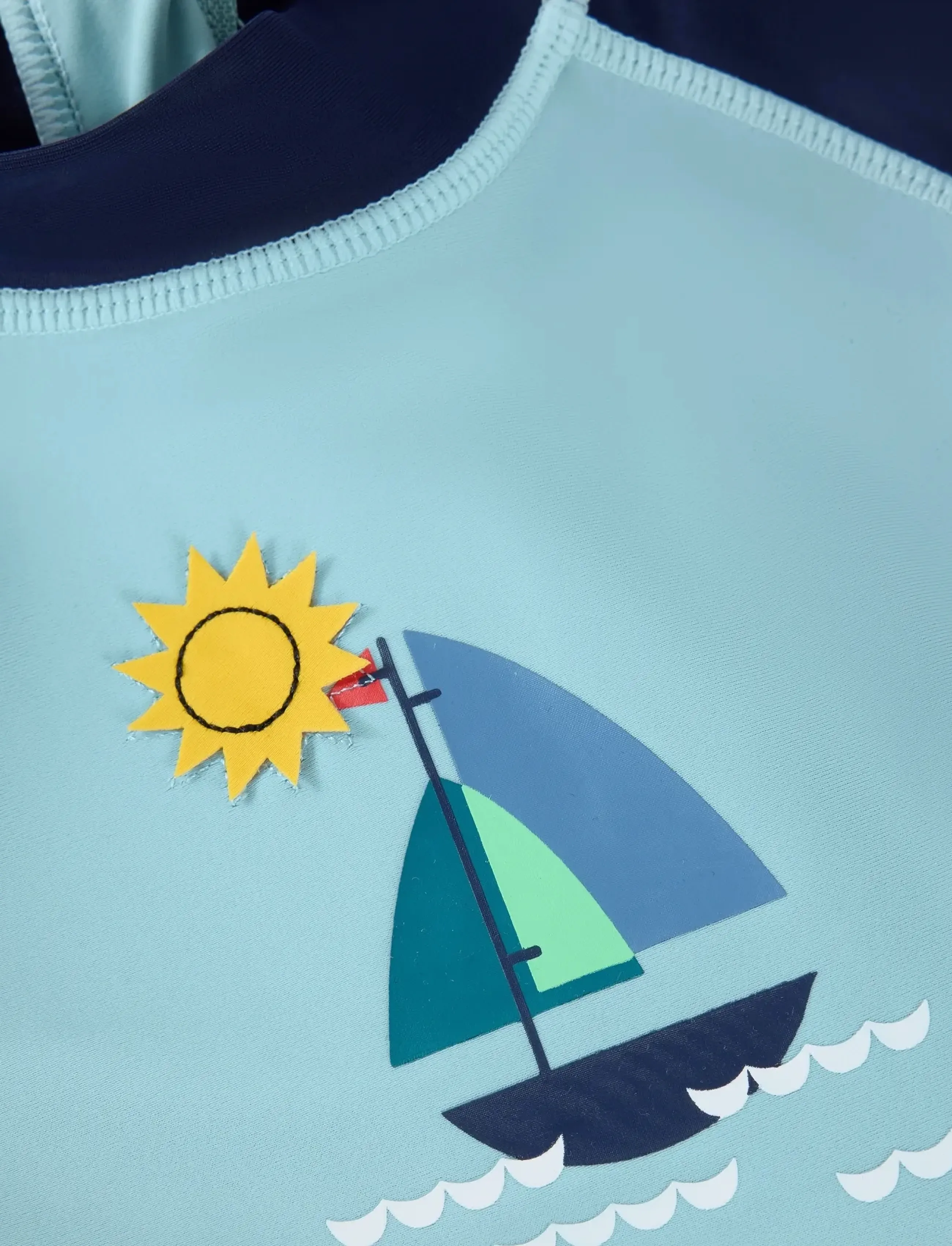 Color Kids - Baby T-shirt L/S W. App. - bade-oberteile - ether - 2