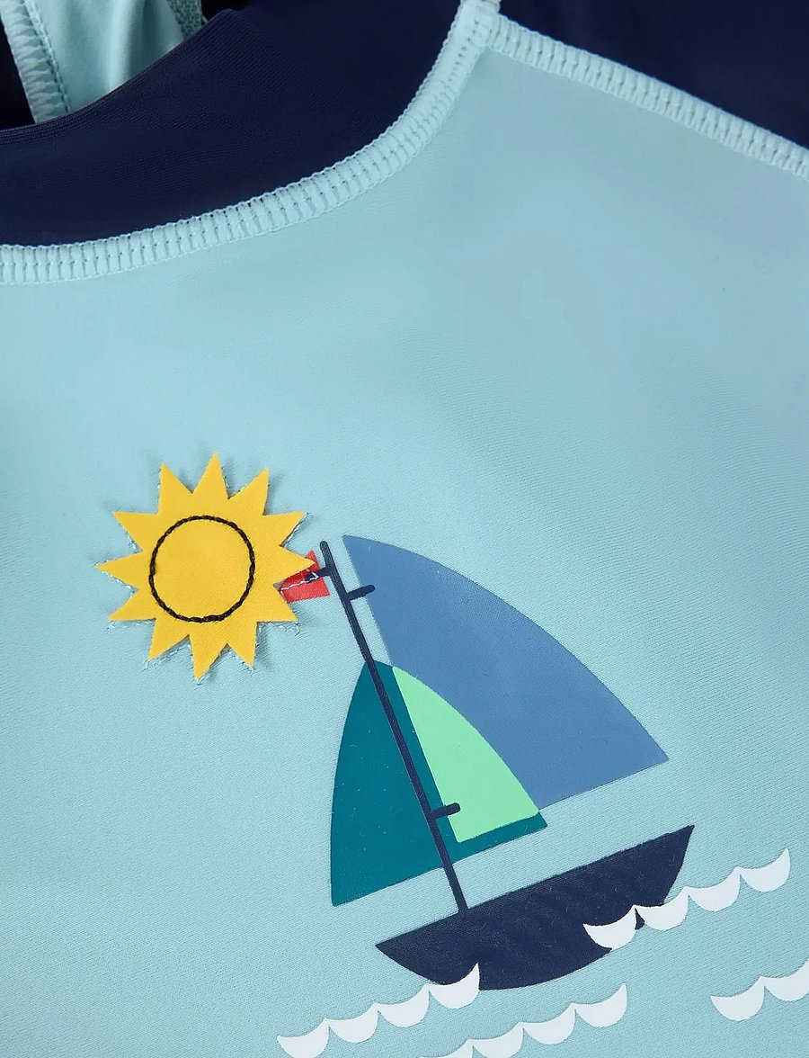 Color Kids - Baby T-shirt L/S W. App. - bade-oberteile - ether - 2