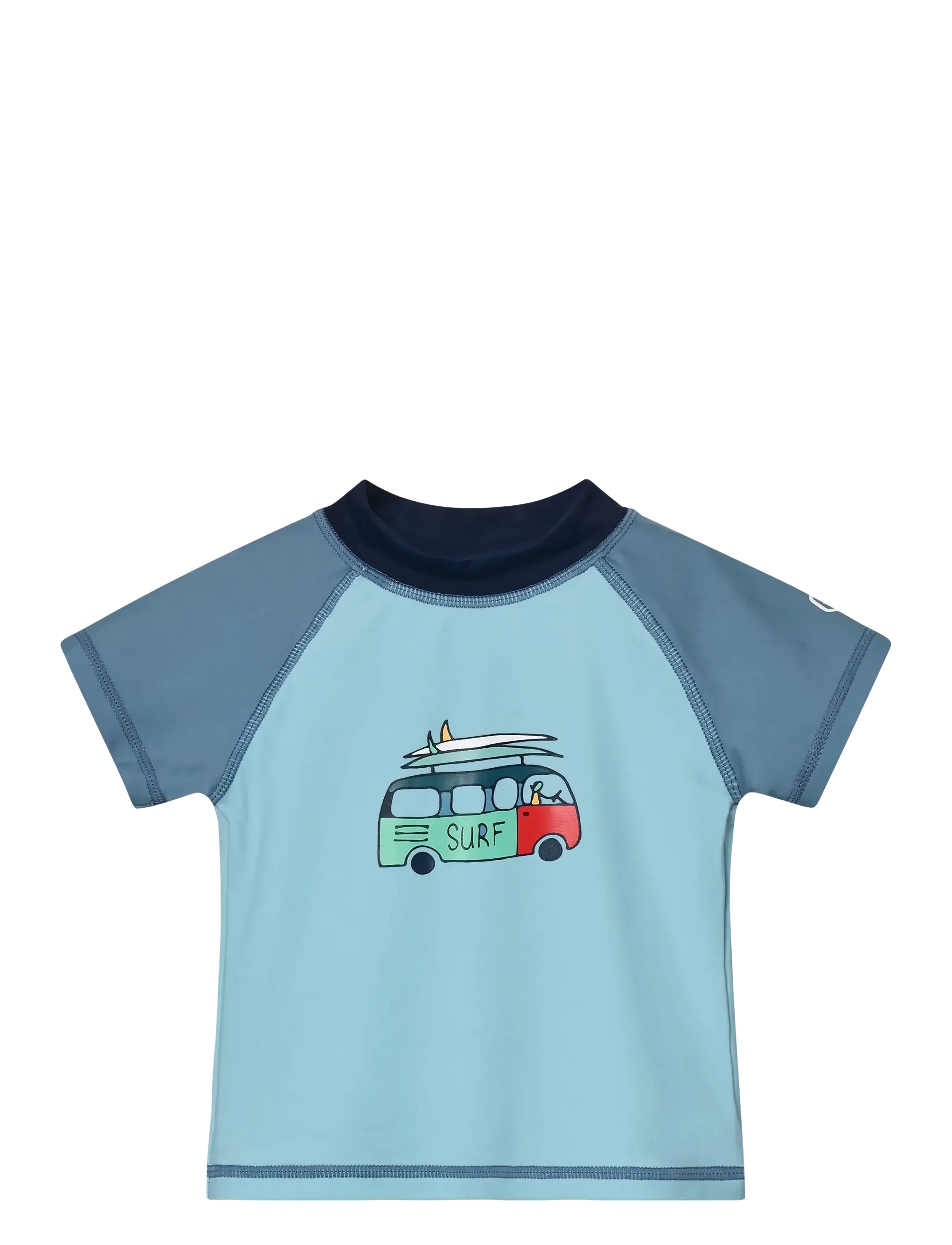 Color Kids - Baby T-shirt Set S/S - uv-tøj - coronet blue - 2