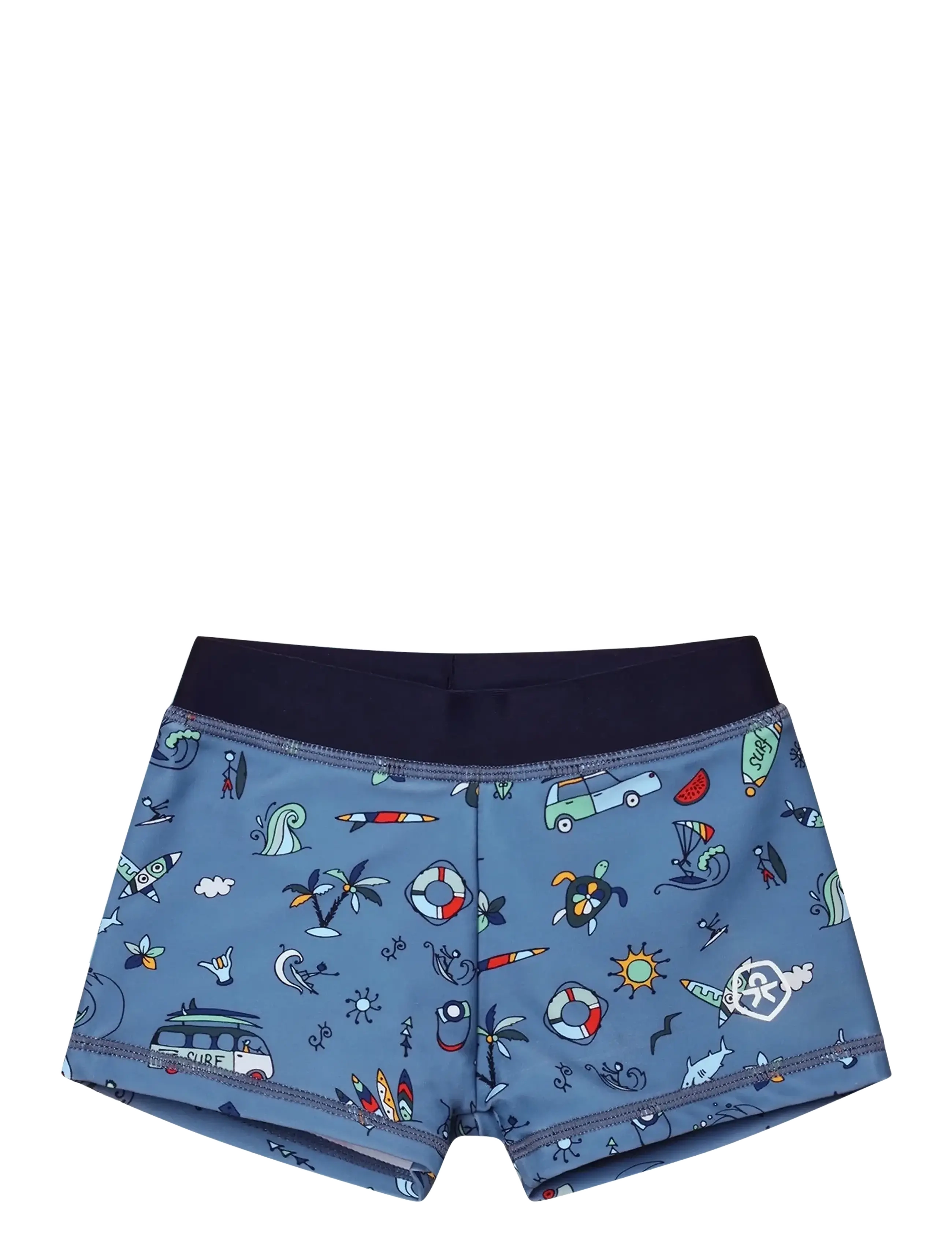 Color Kids - Baby T-shirt Set S/S - uv-tøj - coronet blue - 3