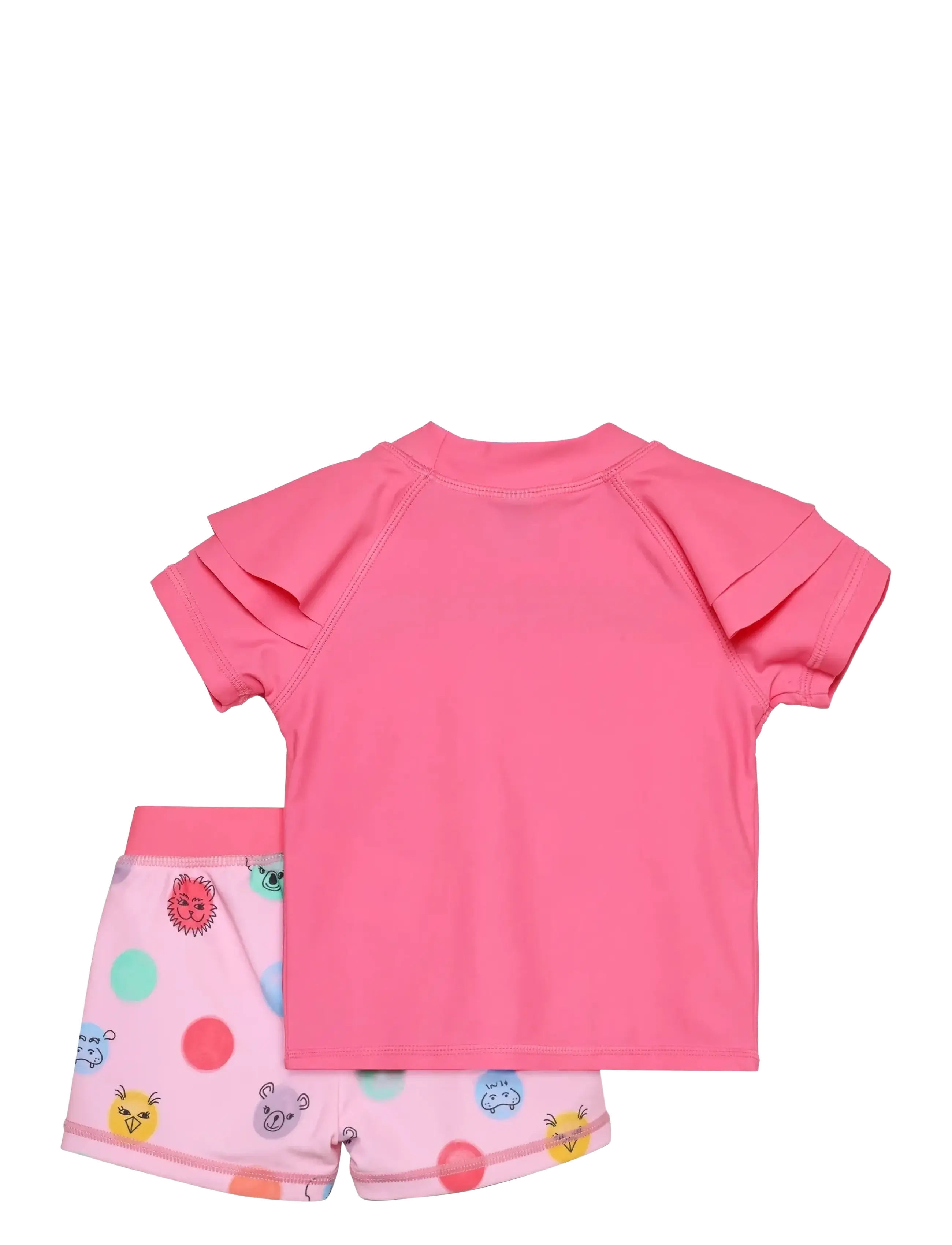 Color Kids - Baby T-shirt Set S/S - uv clothing - pink lemonade - 1