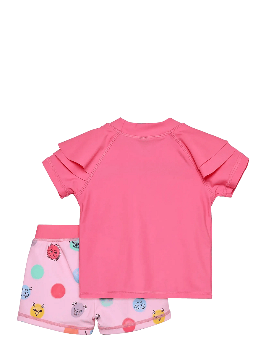 Color Kids - Baby T-shirt Set S/S - badetoy - pink lemonade - 1